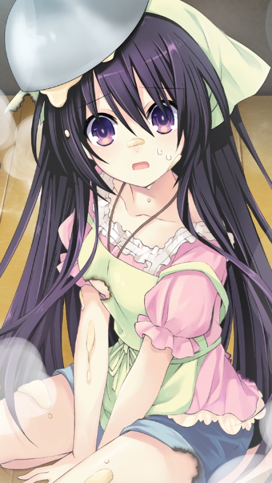 Download mobile wallpaper Anime, Long Hair, Purple Eyes, Date A Live, Tohka Yatogami for free.