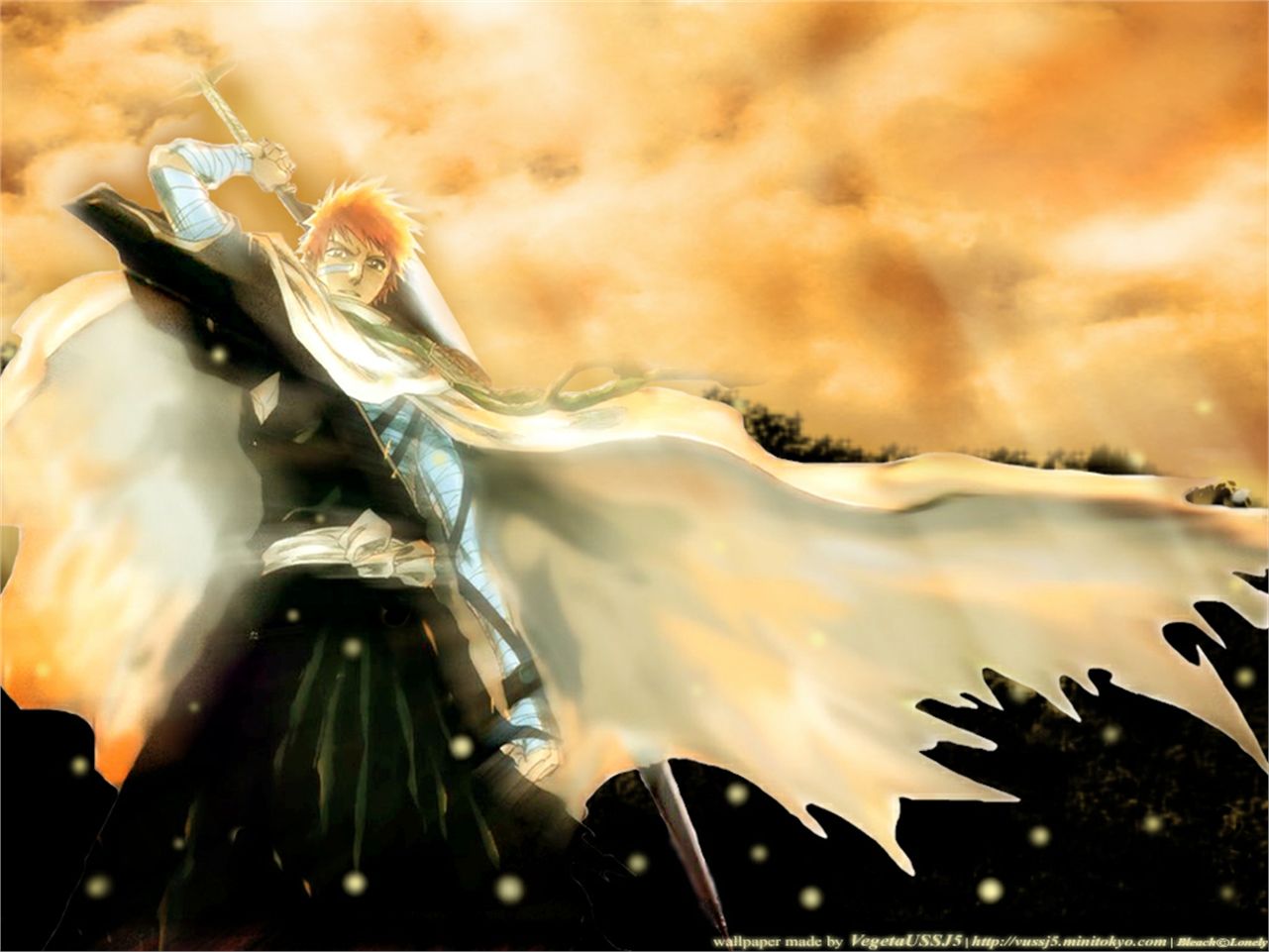 Handy-Wallpaper Bleach, Animes, Ichigo Kurosaki kostenlos herunterladen.