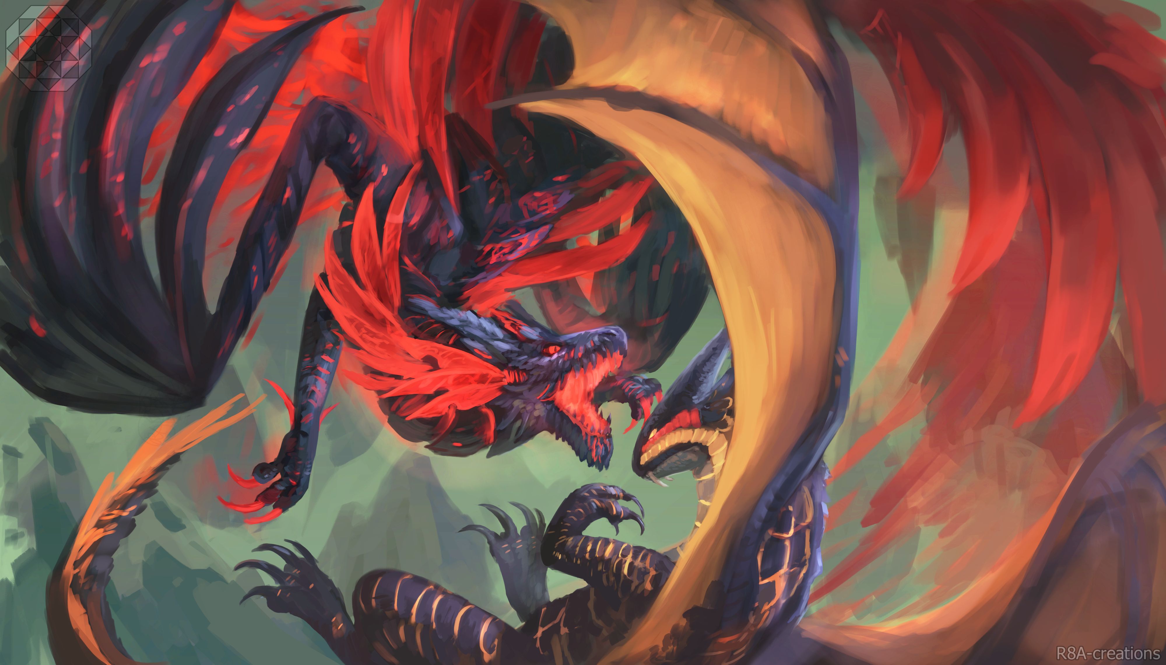 Free download wallpaper Fantasy, Dragon on your PC desktop