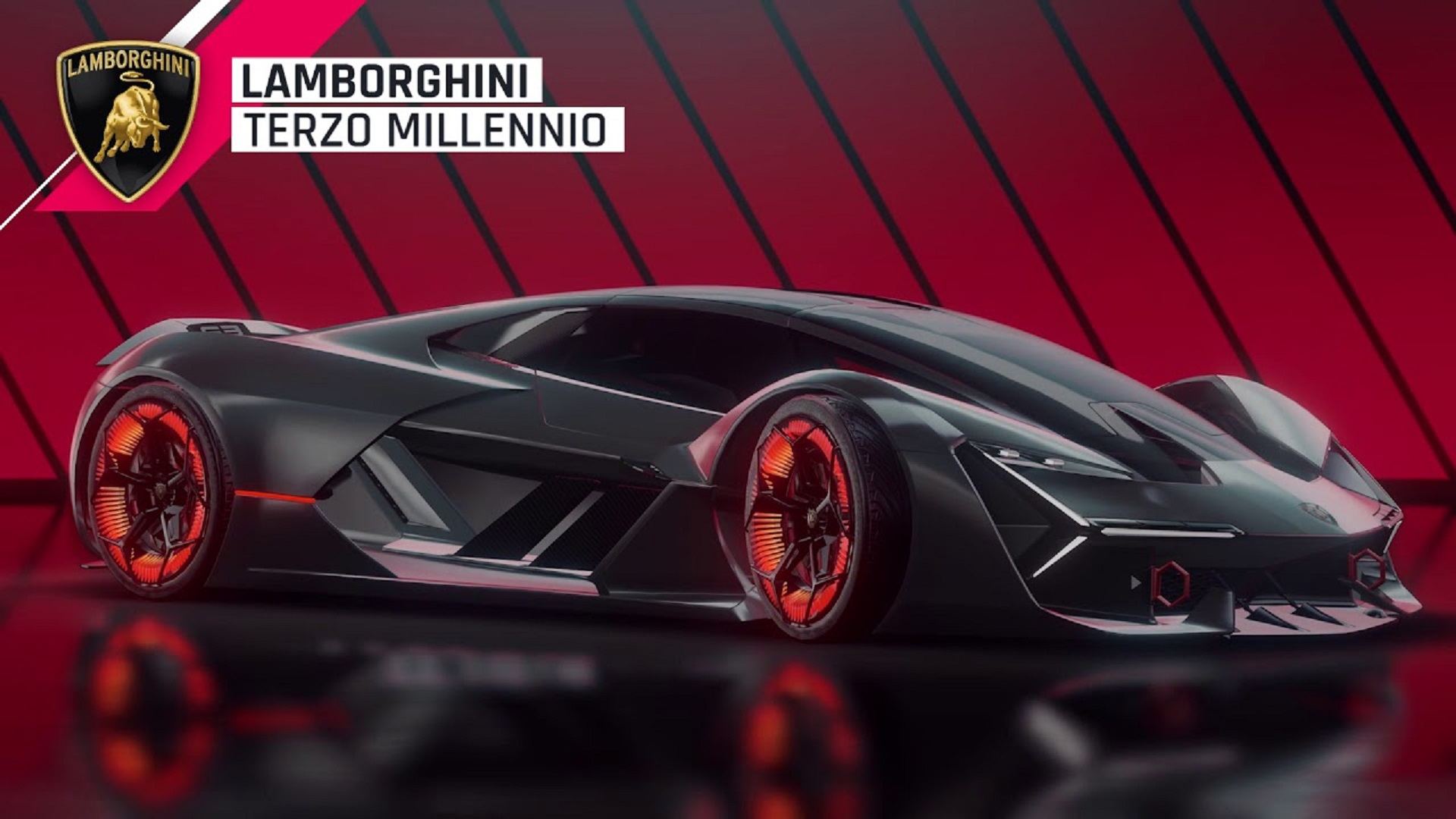 Handy-Wallpaper Lamborghini, Fahrzeuge, Schwarzes Auto, Lamborghini Terzo Millennium kostenlos herunterladen.