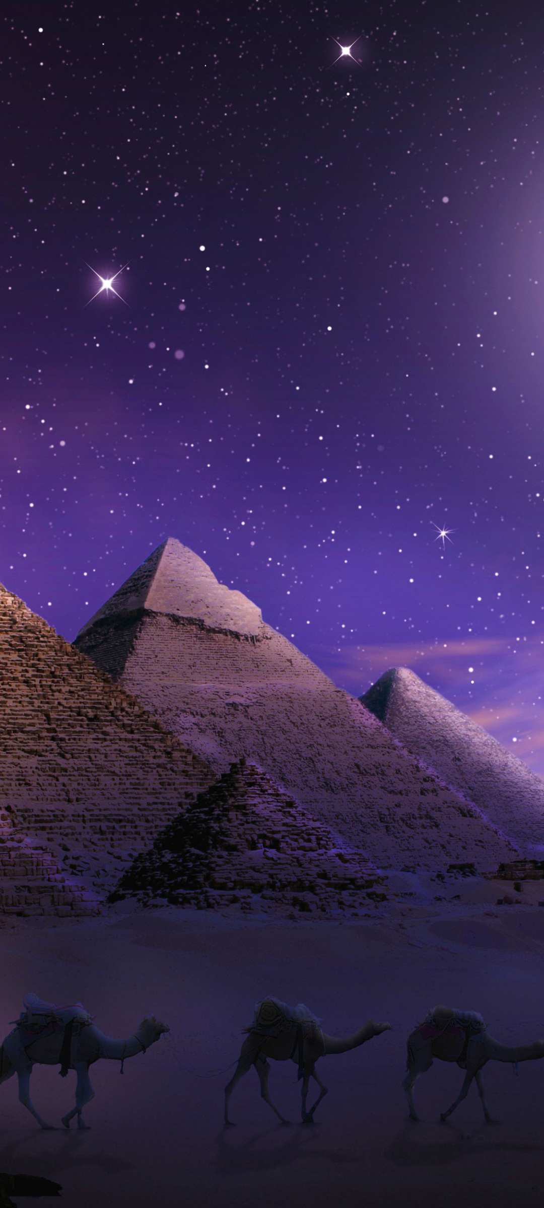 Handy-Wallpaper Ägypten, Pyramide, Kamel, Menschengemacht kostenlos herunterladen.