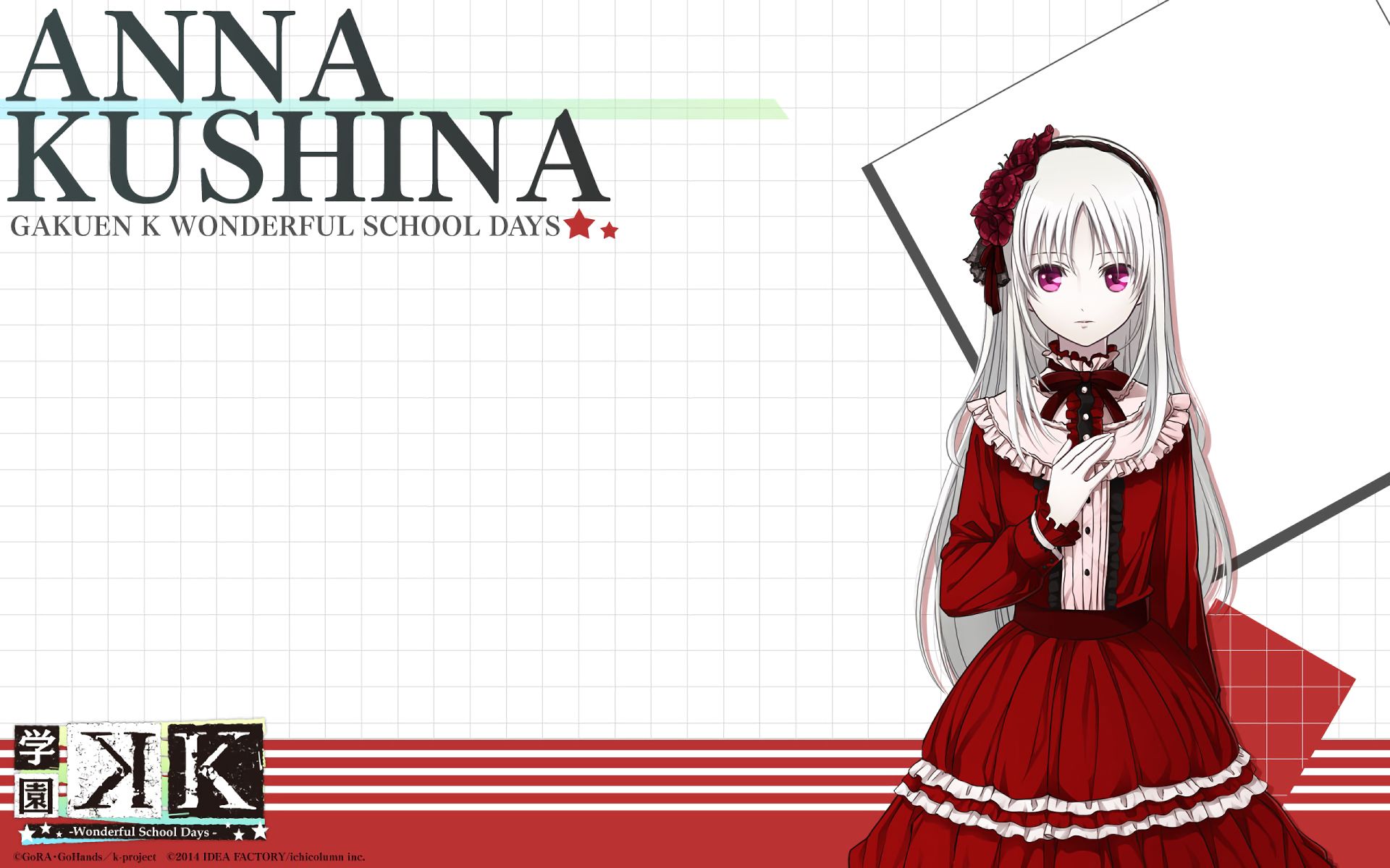 Free download wallpaper Anime, K Project, Anna Kushina on your PC desktop