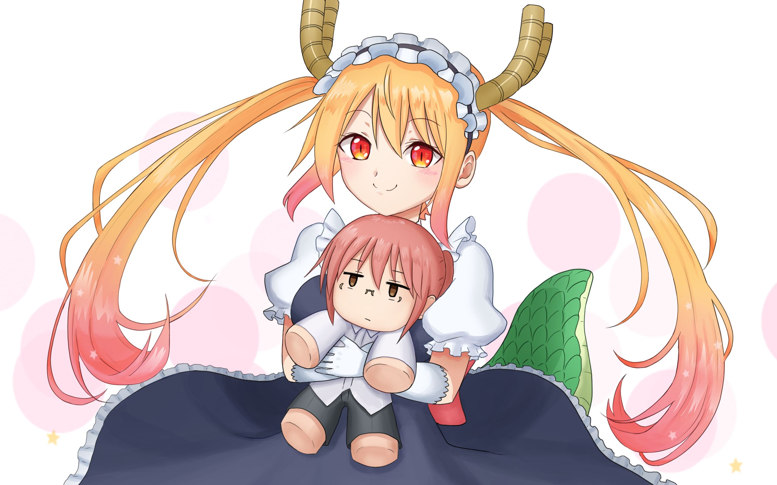 Laden Sie das Animes, Tohru (Miss Kobayashis Drachenmädchen), Kobayashi San Chi No Maid Dragon-Bild kostenlos auf Ihren PC-Desktop herunter