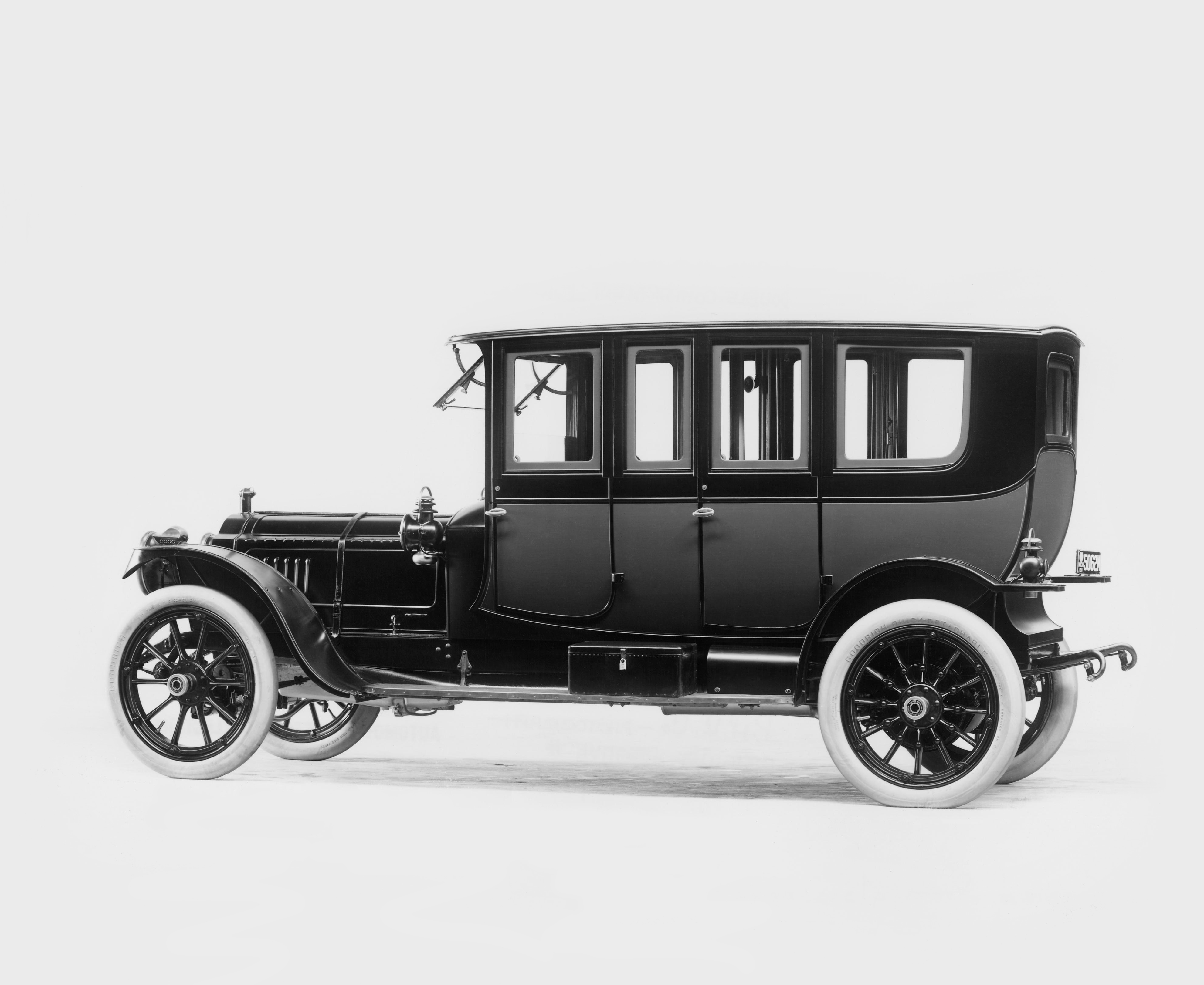 Скачати мобільні шпалери Транспортні Засоби, Packard, Ретро Автомобіль, 1912 Packard Six Double Compartment Brougham безкоштовно.