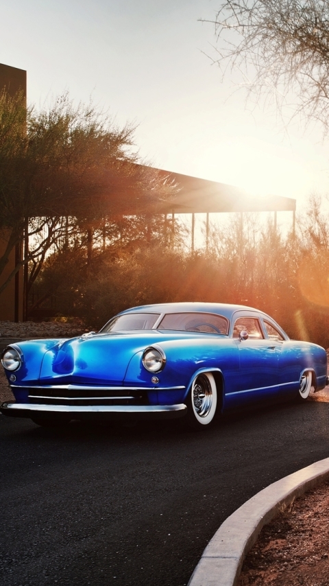 Скачати мобільні шпалери Шевроле, Класичний Автомобіль, Транспортні Засоби, Автомобіль На Замовлення, Лоурайдер, 1951 Kaiser Dragon Coupe безкоштовно.