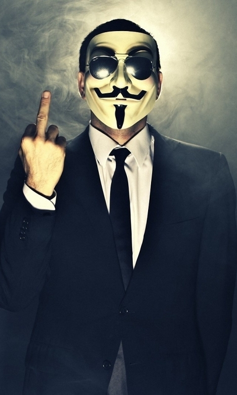 Download mobile wallpaper Dark, Anonymous for free.