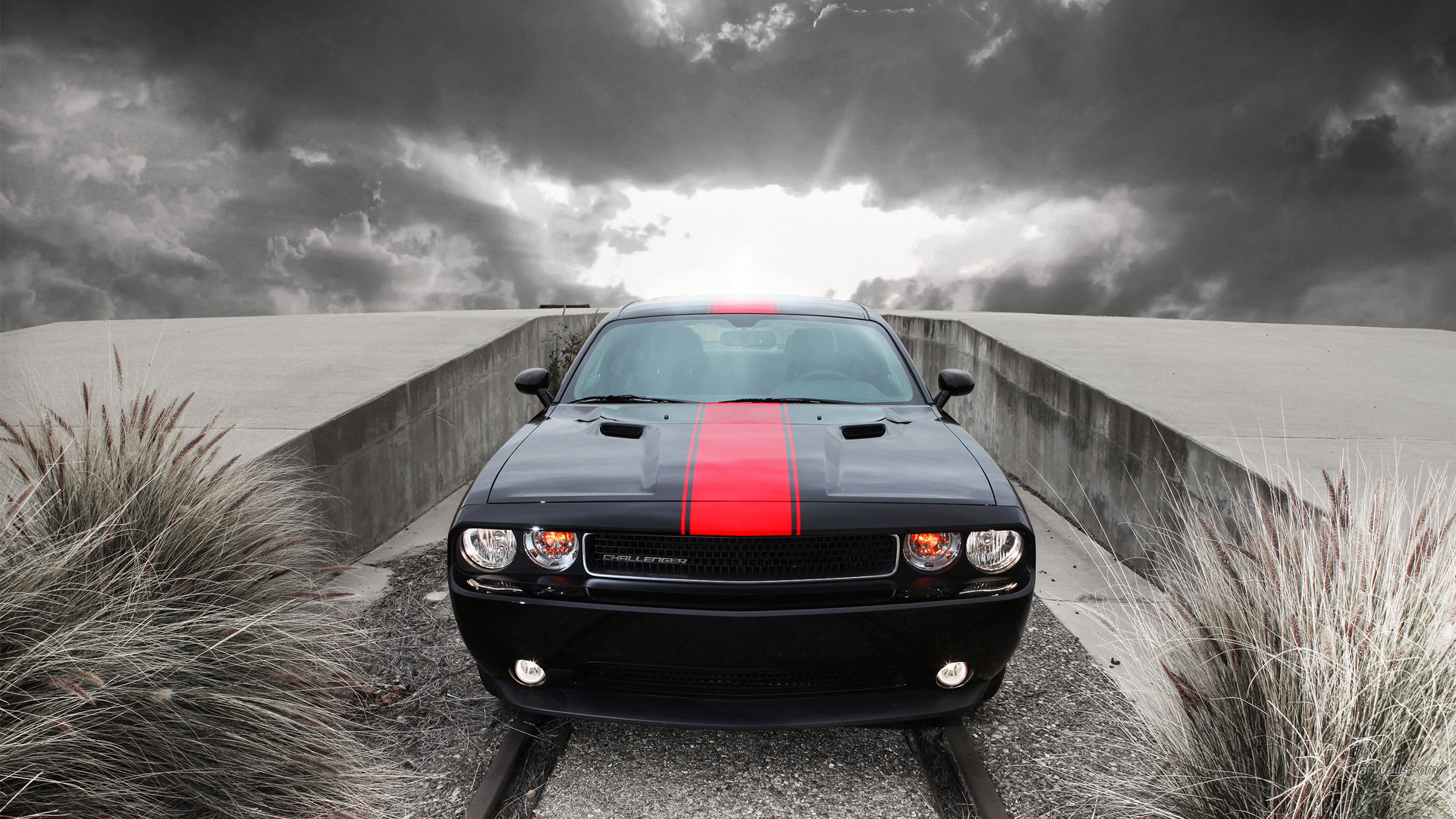 Laden Sie Dodge Challenger Rallye HD-Desktop-Hintergründe herunter