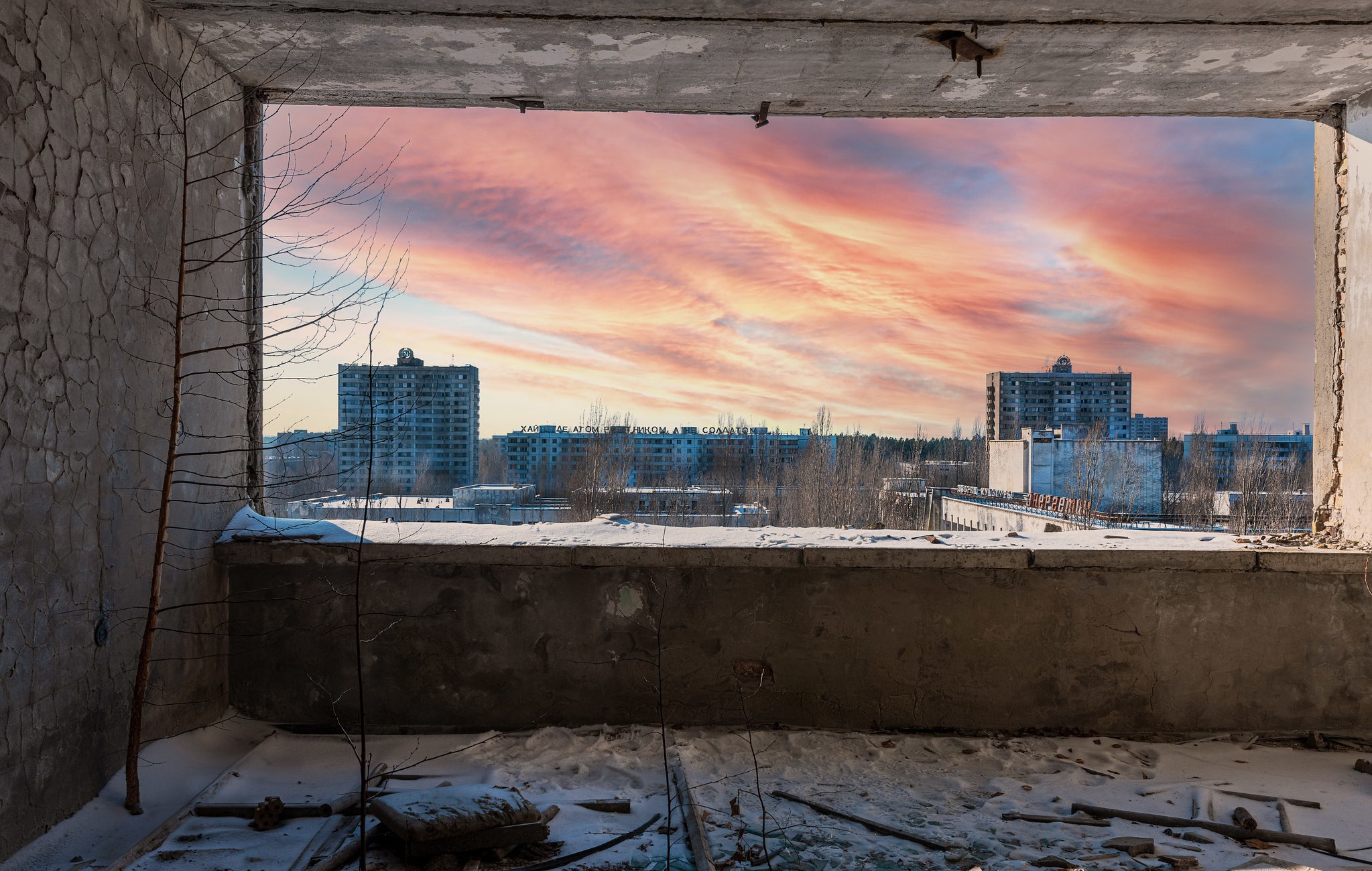 1000739 baixar imagens feito pelo homem, ruína, abandonado, chernobyl, cidade, pripyat, pôr do sol - papéis de parede e protetores de tela gratuitamente