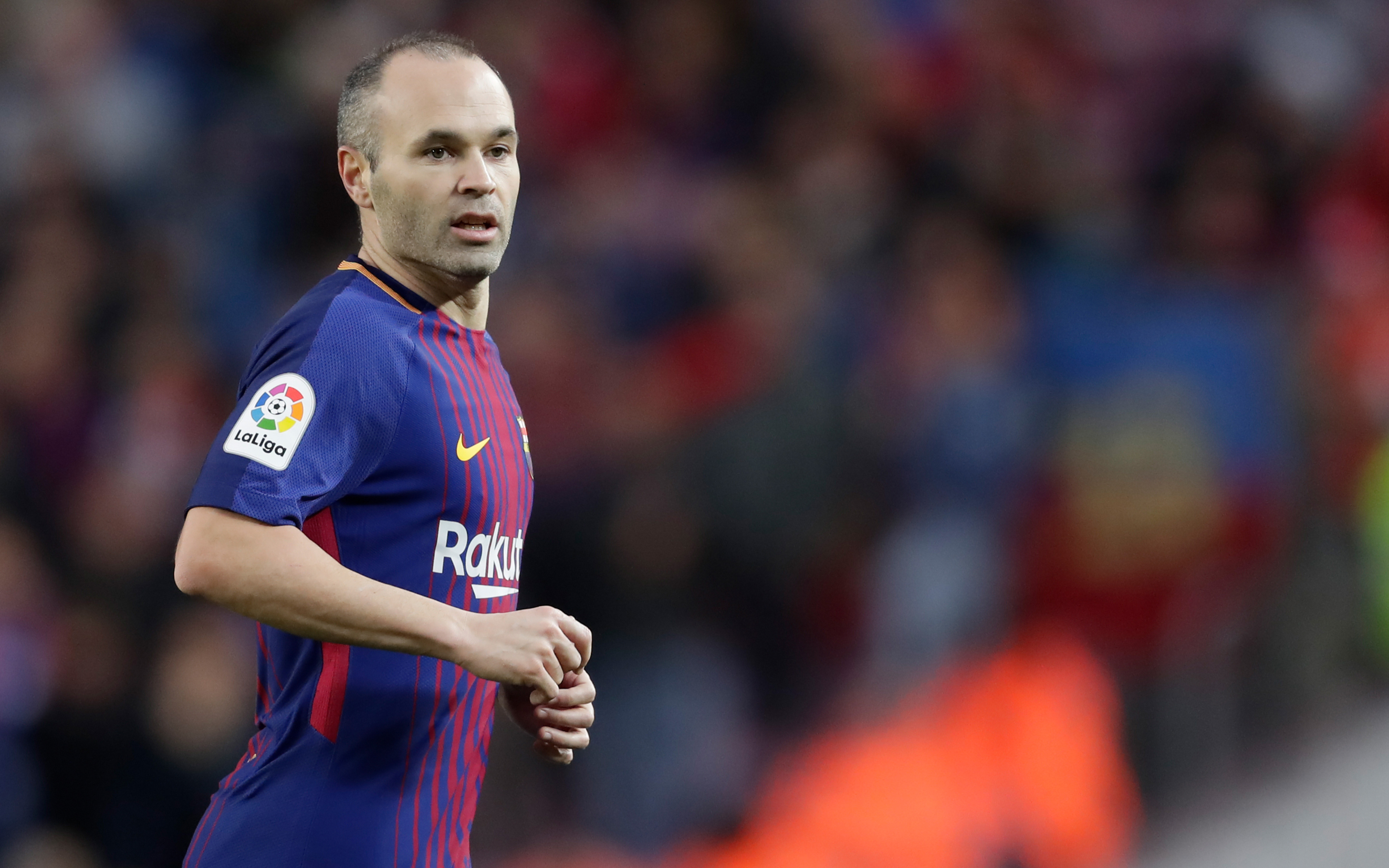 Download mobile wallpaper Sports, Soccer, Fc Barcelona, Andrés Iniesta for free.