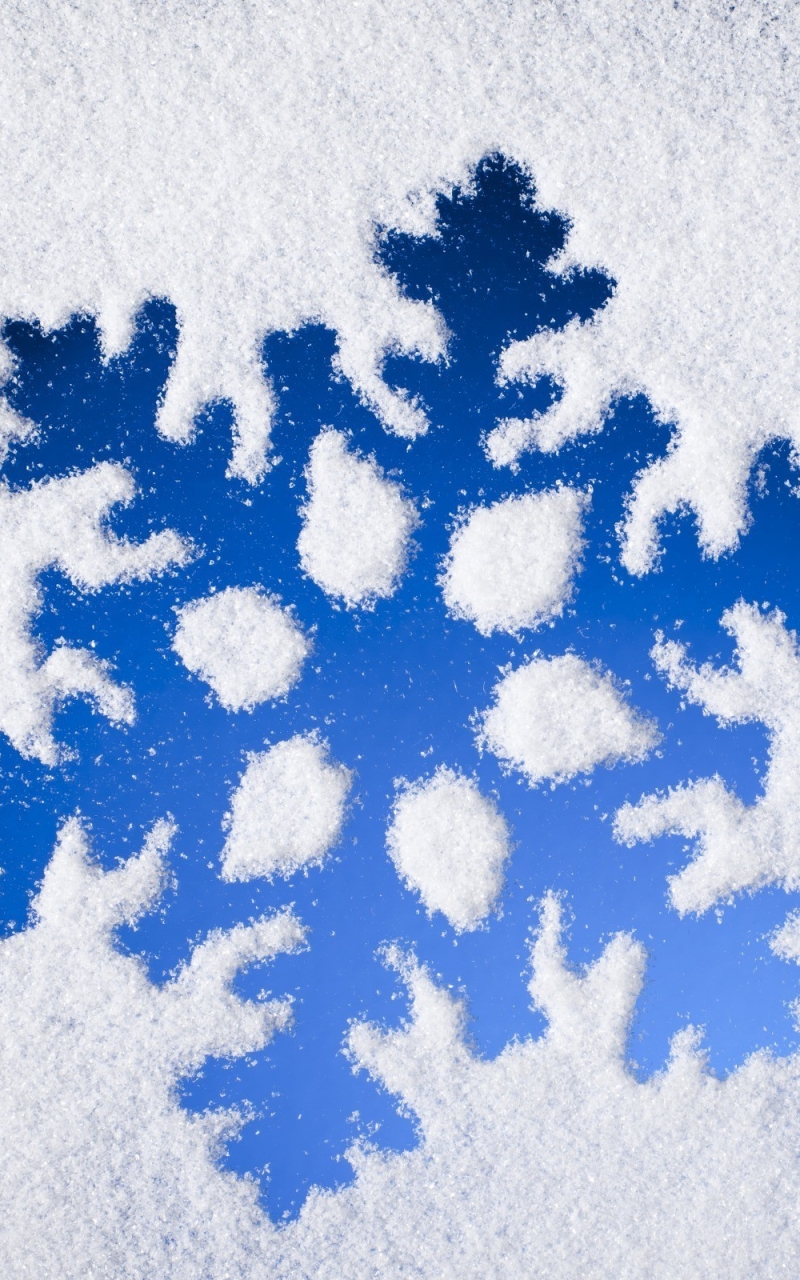 Download mobile wallpaper Earth, Snowflake for free.