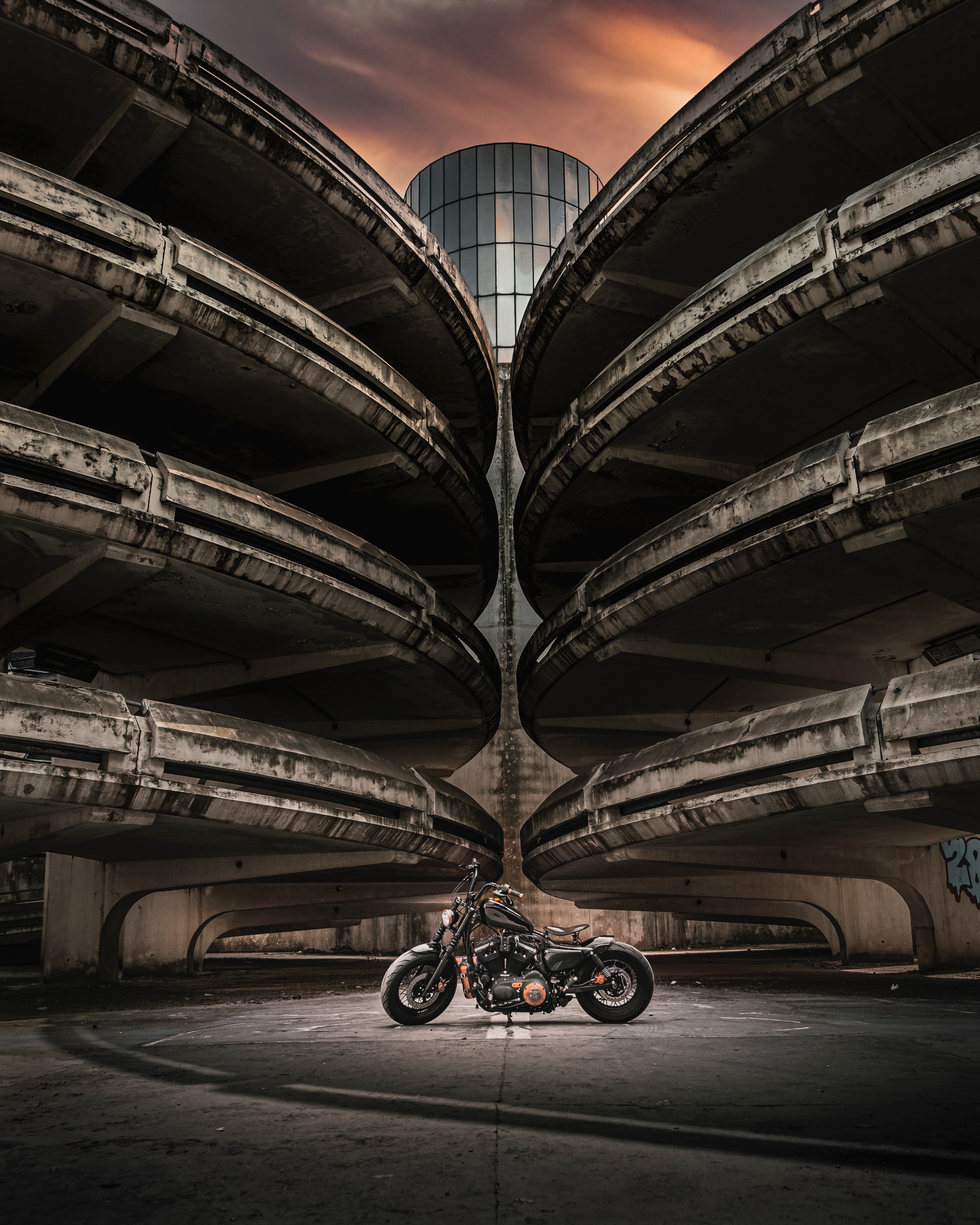 bike, side view, asphalt, motorcycles, parking, motorcycle Aesthetic wallpaper