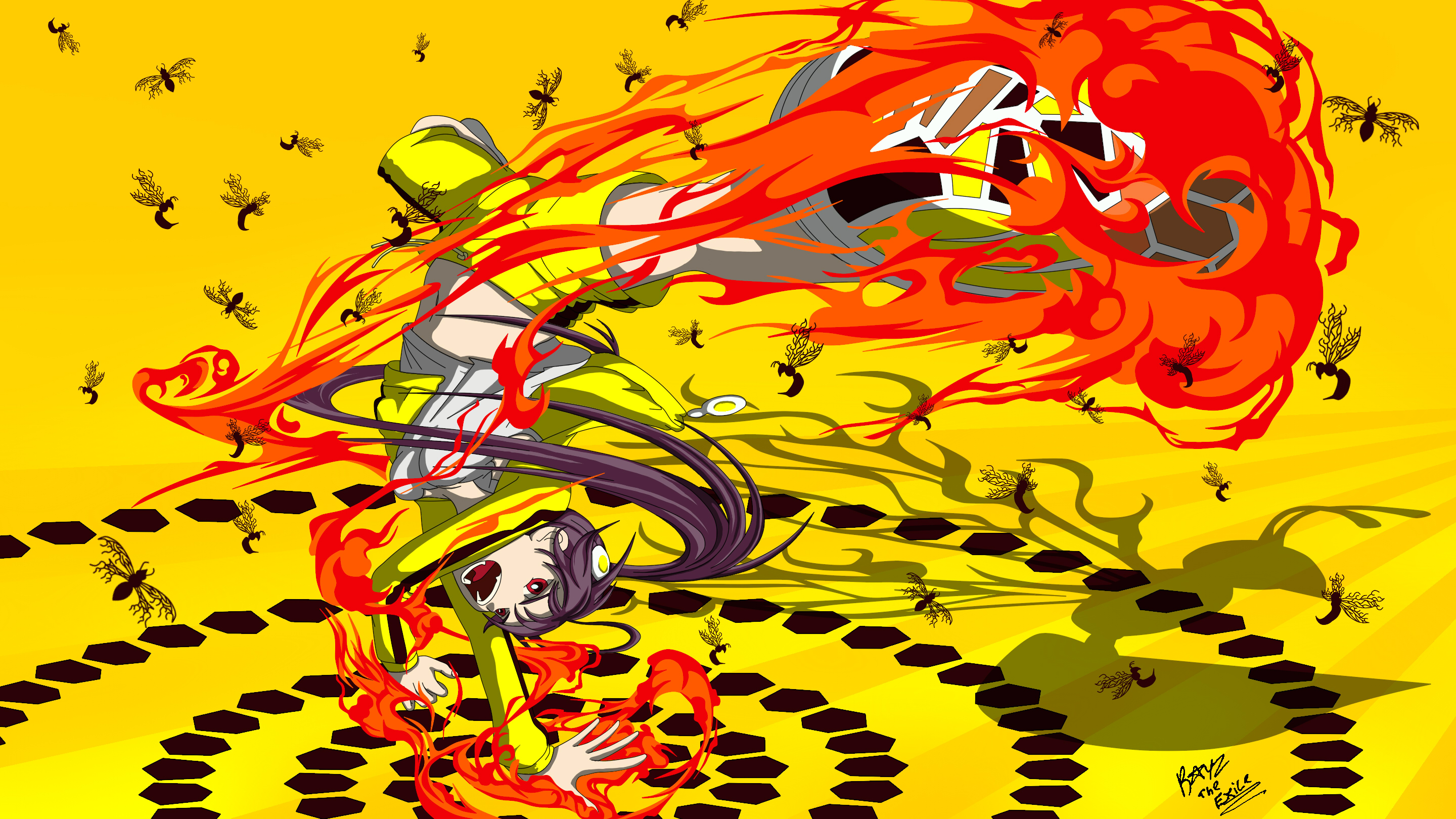Laden Sie das Animes, Monogatari (Serie), Karen Araragi-Bild kostenlos auf Ihren PC-Desktop herunter