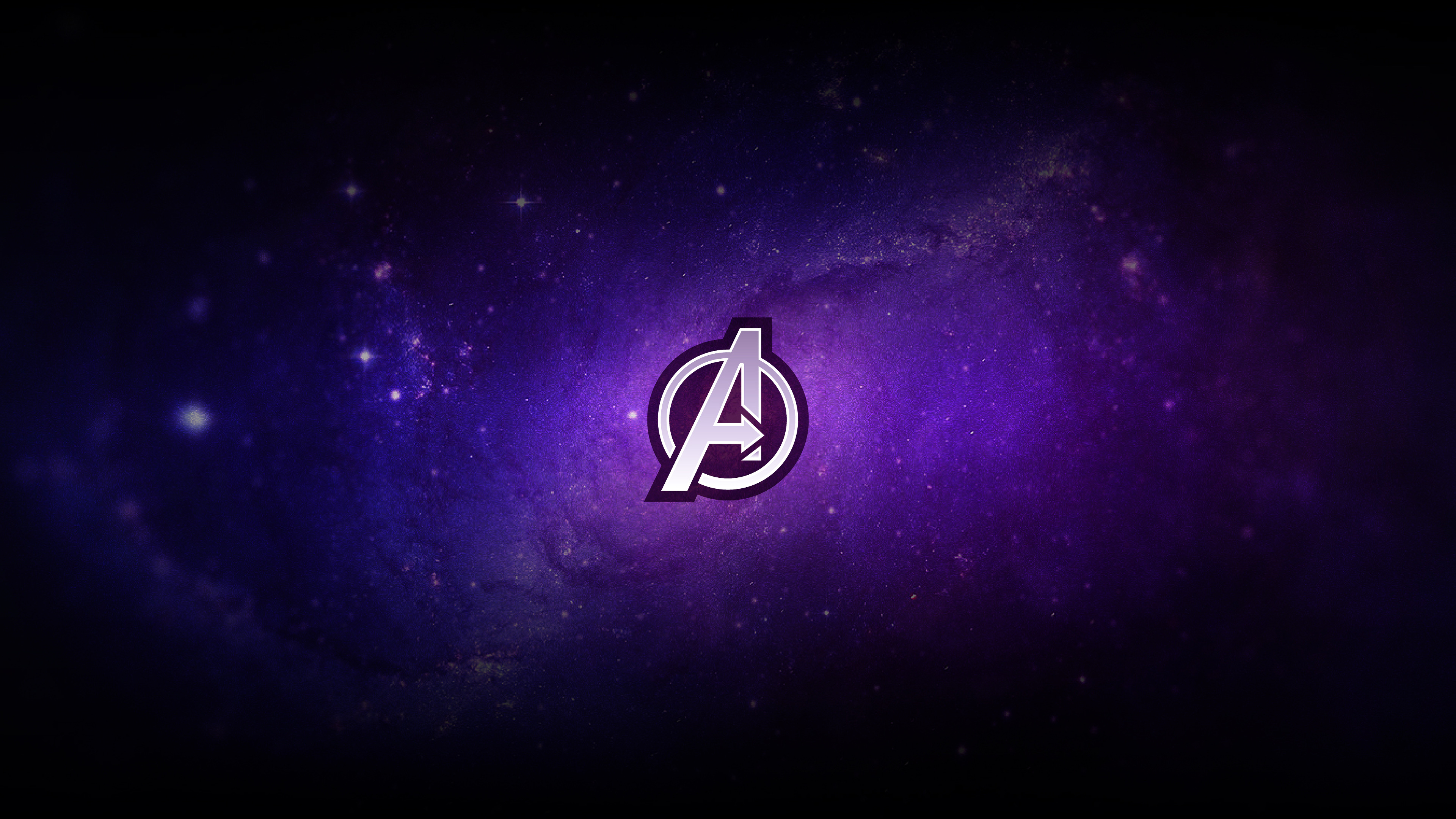 Laden Sie das Sterne, Galaxis, Logo, Filme, Rächer, Avengers: Endgame-Bild kostenlos auf Ihren PC-Desktop herunter