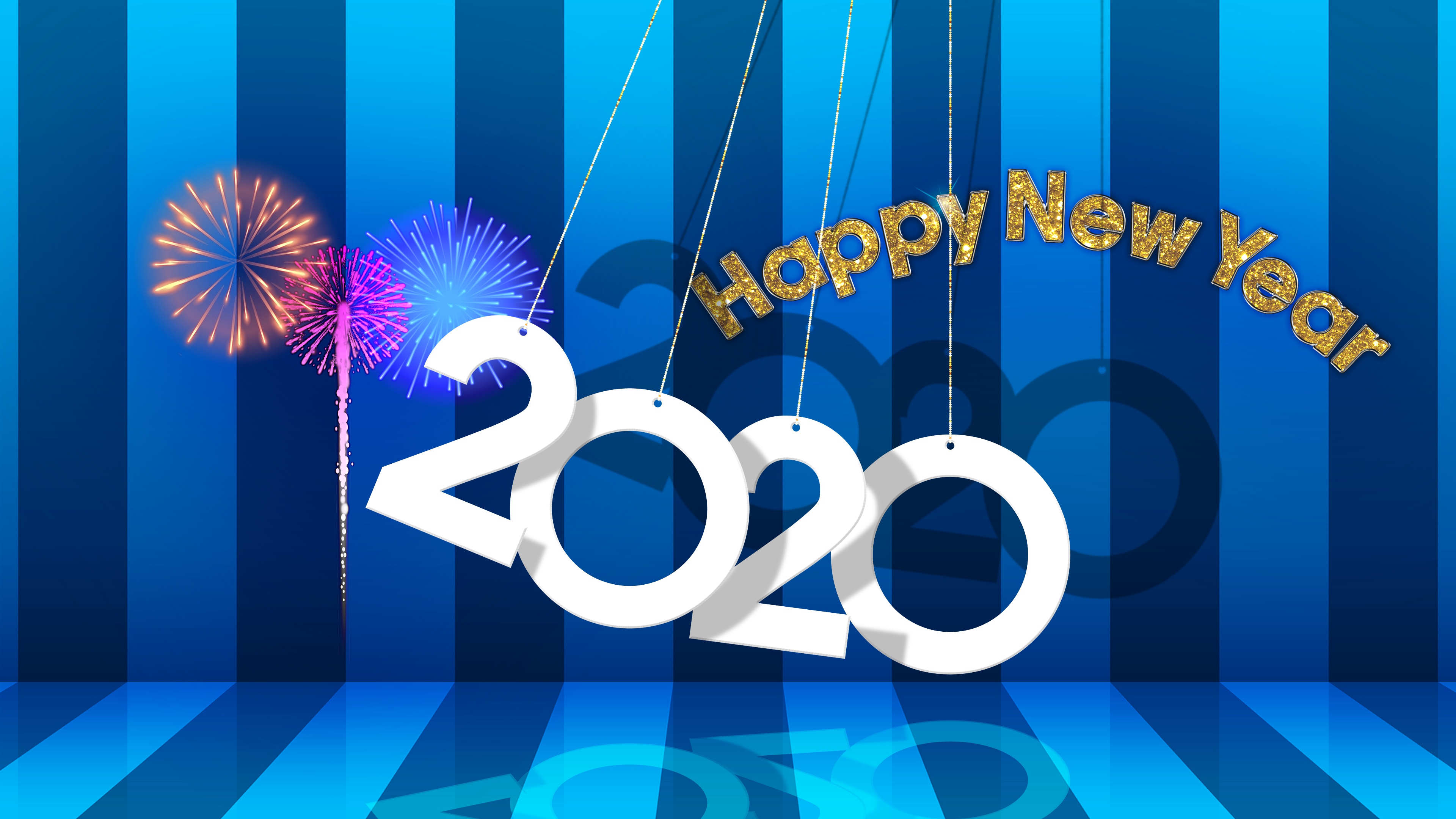 959714 Bild herunterladen feiertage, neujahr 2020, neujahr - Hintergrundbilder und Bildschirmschoner kostenlos