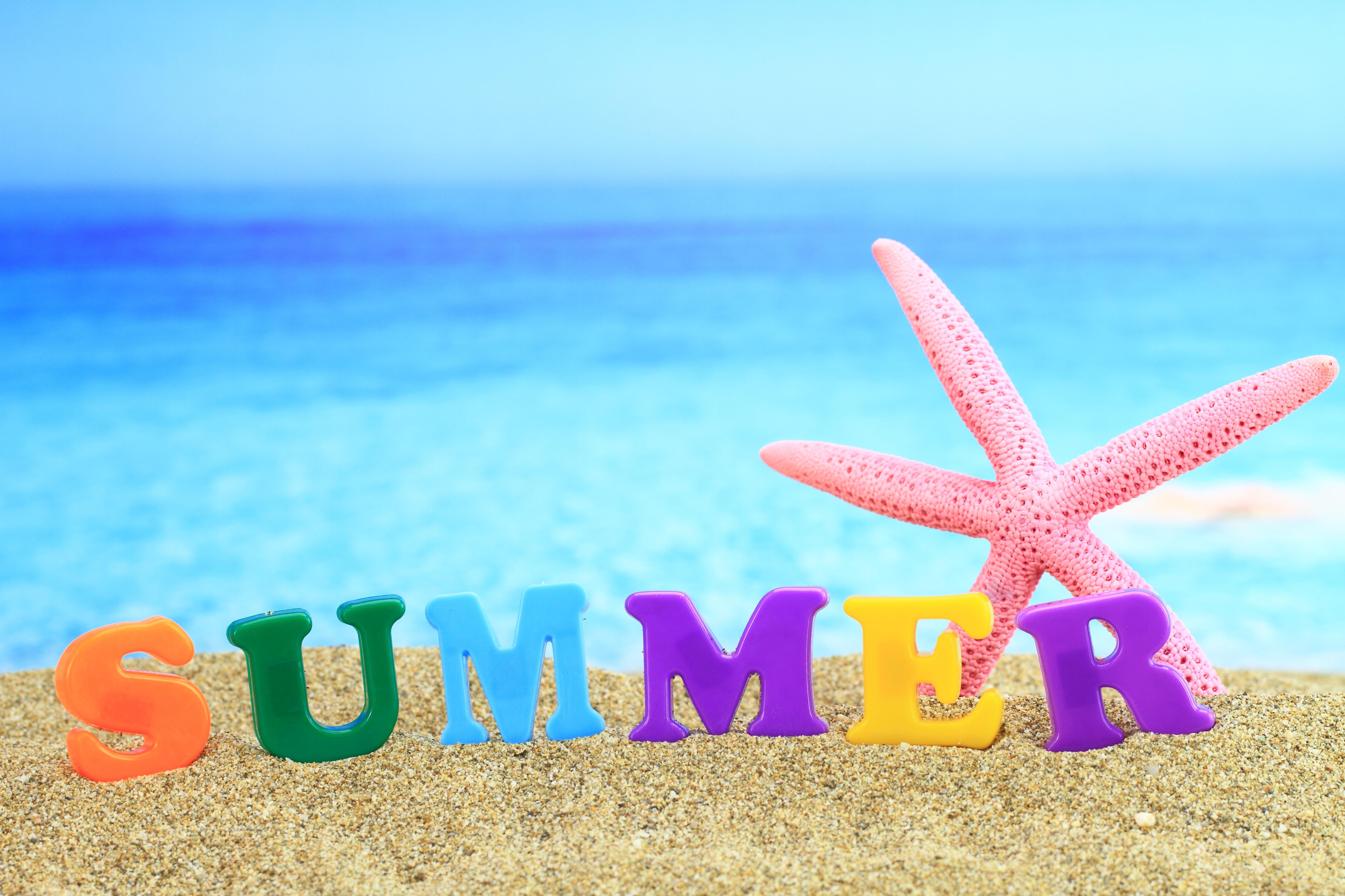 Download mobile wallpaper Sand, Summer, Starfish, Artistic for free.