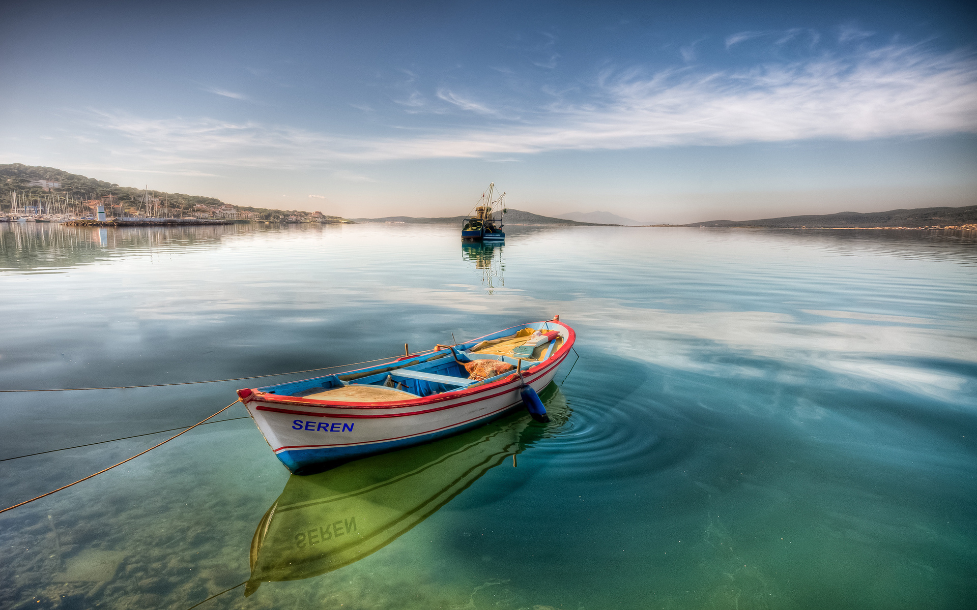 Free download wallpaper Transport, Landscape, Sea, Boats on your PC desktop