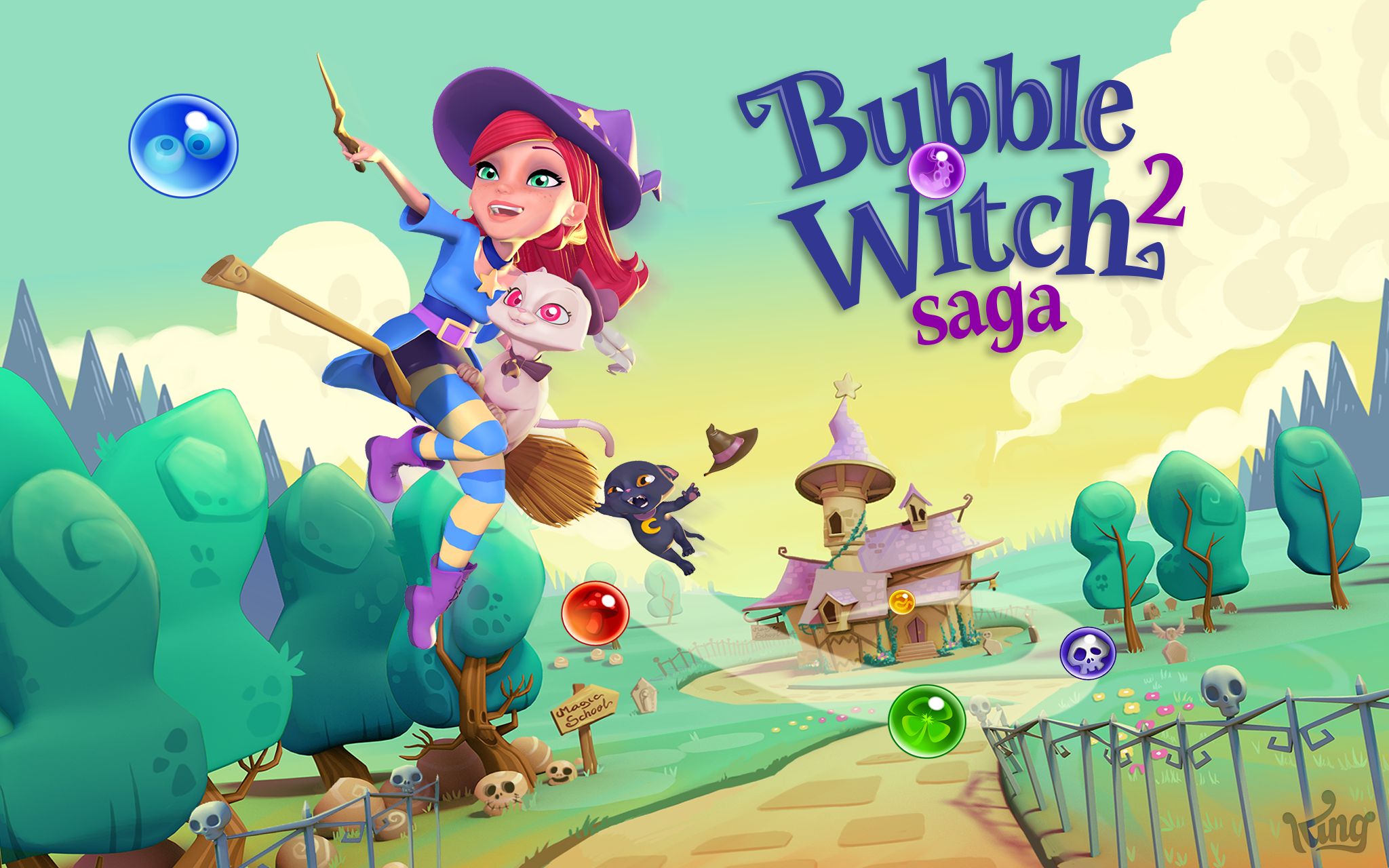 879201 Bildschirmschoner und Hintergrundbilder Bubble Witch 2 Saga auf Ihrem Telefon. Laden Sie  Bilder kostenlos herunter