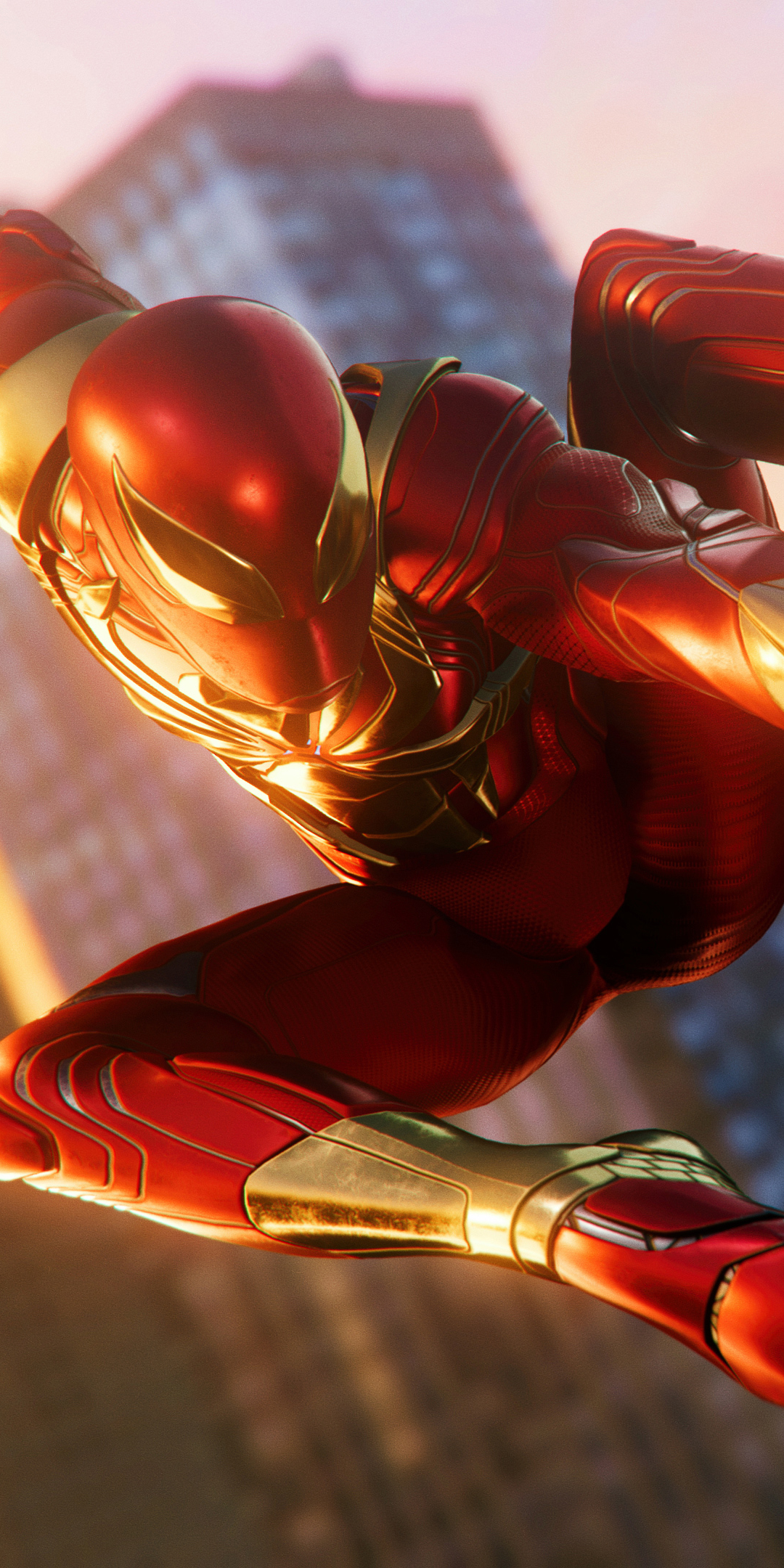 Download mobile wallpaper Spider Man, Video Game, Spider Man (Ps4), Iron Spider for free.
