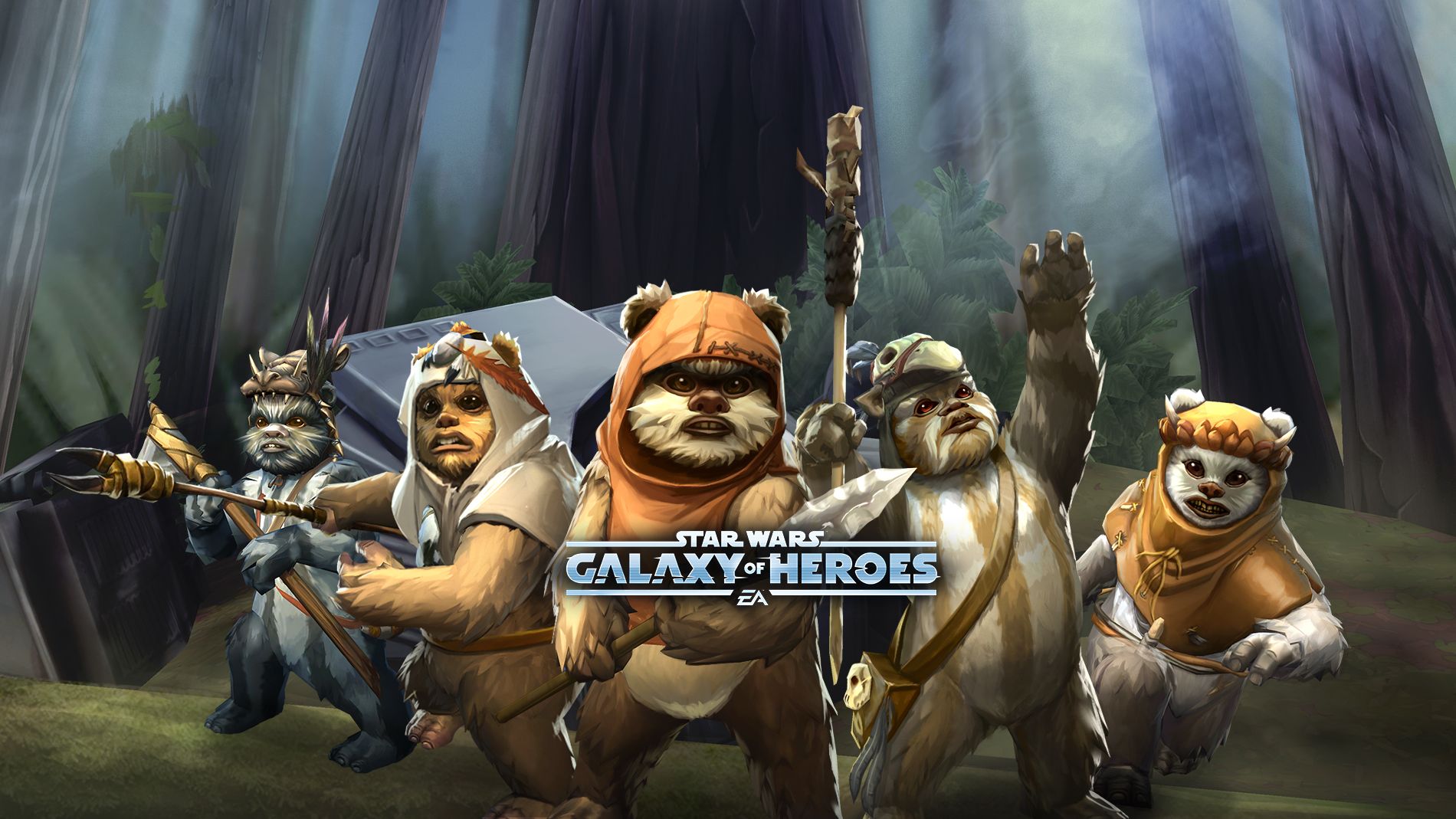 video game, star wars: galaxy of heroes, ewok, star wars