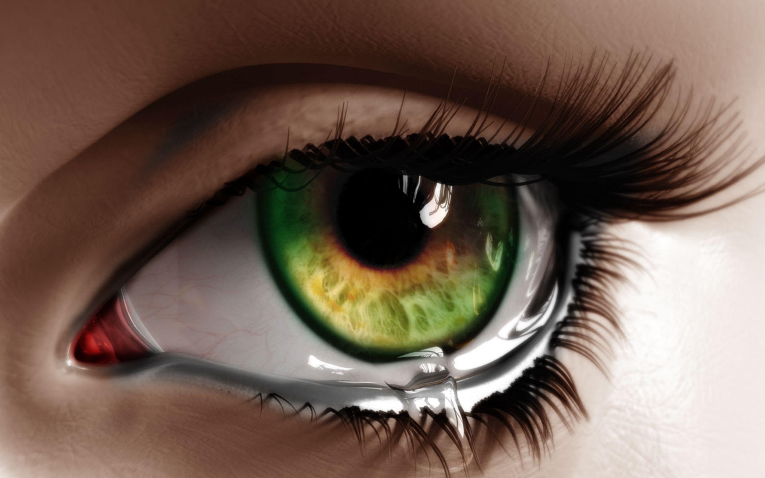 Laden Sie das 3D, Auge, Tränen, Künstlerisch-Bild kostenlos auf Ihren PC-Desktop herunter