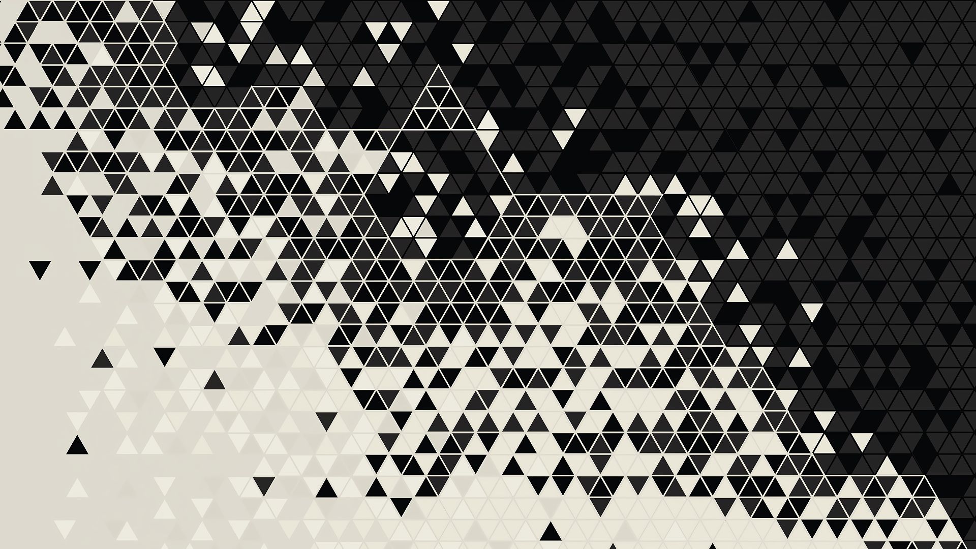 Téléchargez des papiers peints mobile Abstrait, Formes, Triangle, Noir & Blanc gratuitement.