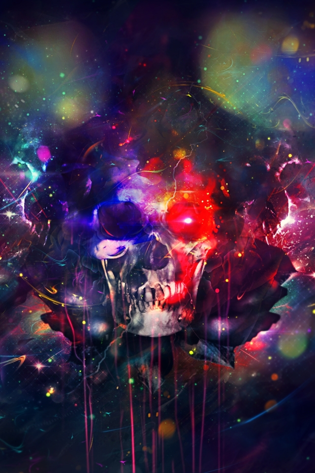 Download mobile wallpaper Dark, Skull, Cgi for free.