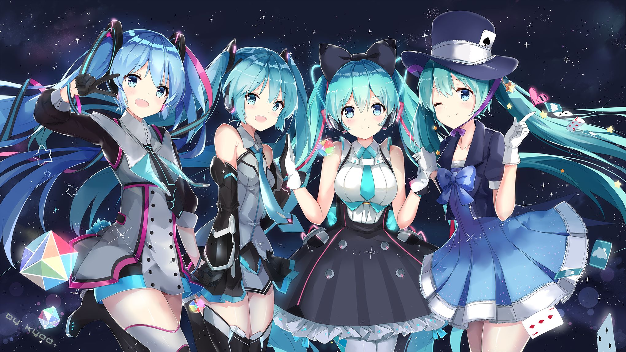 Free download wallpaper Anime, Vocaloid, Blue Eyes, Blue Hair, Hatsune Miku on your PC desktop