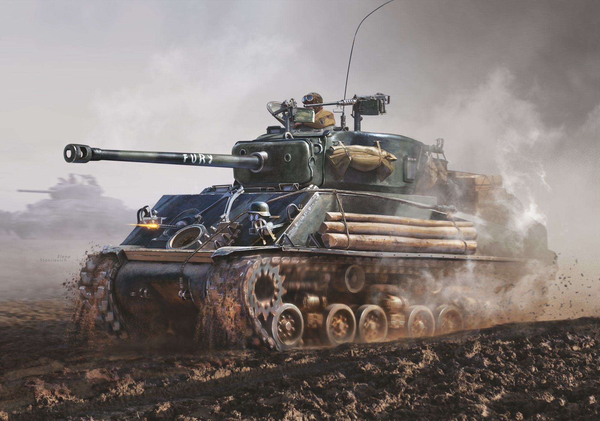 Handy-Wallpaper Panzer, Militär, M4 Sherman kostenlos herunterladen.