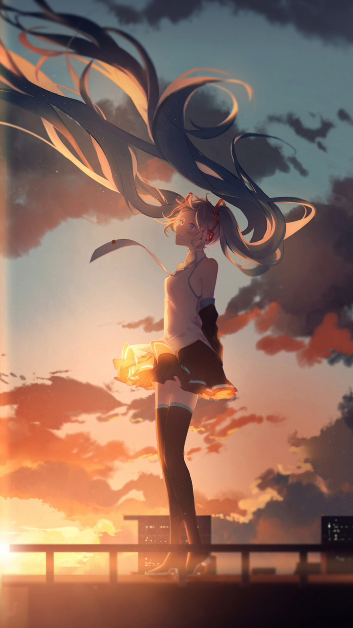 Handy-Wallpaper Vocaloid, Hatsune Miku, Animes kostenlos herunterladen.