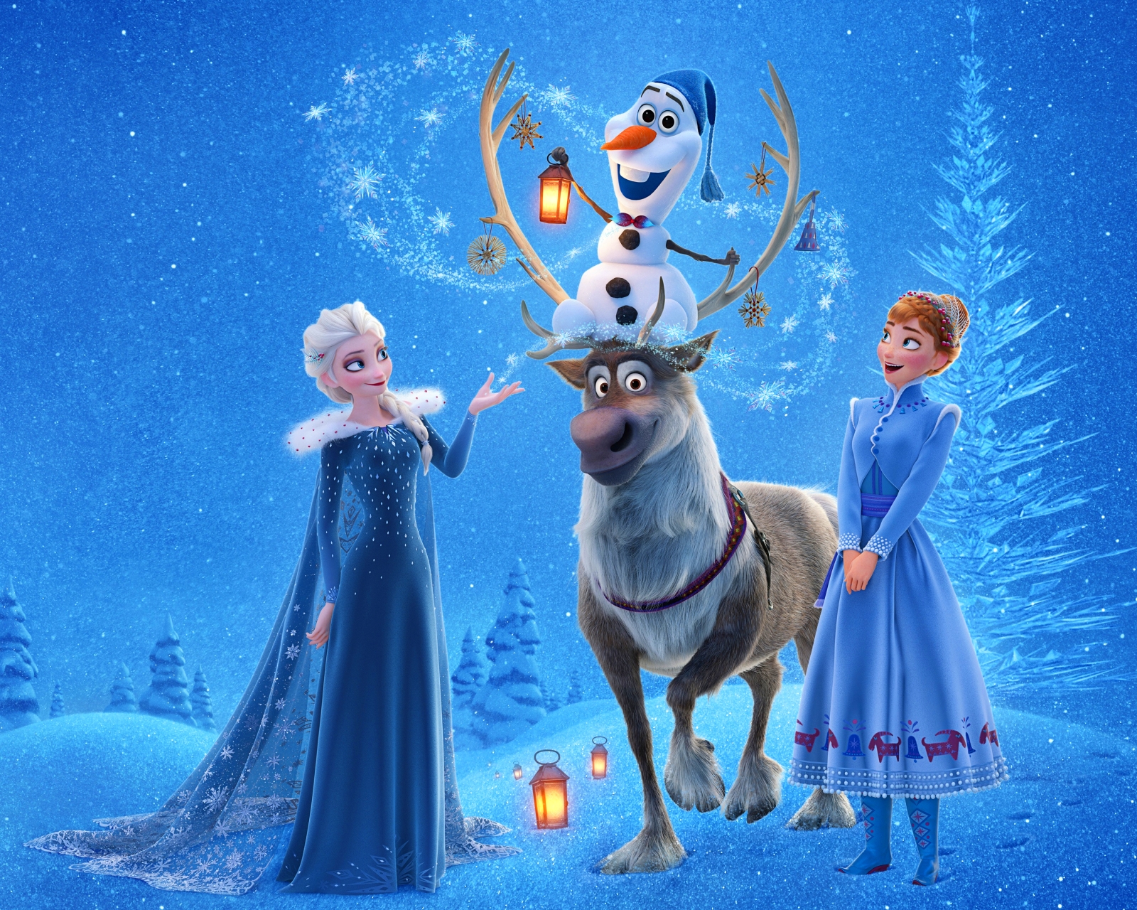 Free download wallpaper Frozen, Movie, Frozen (Movie), Anna (Frozen), Elsa (Frozen), Olaf (Frozen), Sven (Frozen) on your PC desktop