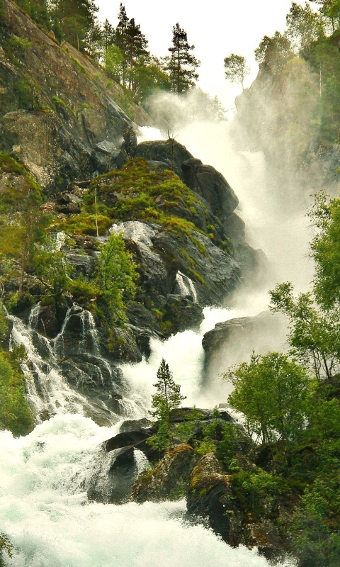 Скачать картинку Водопады, Водопад, Земля/природа в телефон бесплатно.