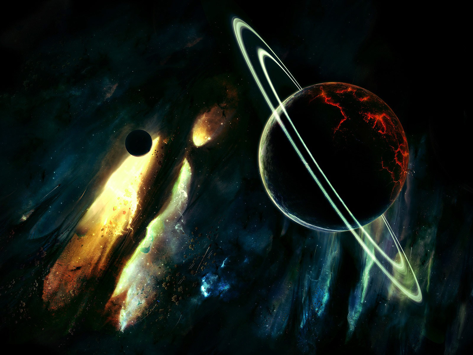 Скачать картинку Научная Фантастика, Планетарное Кольцо в телефон бесплатно.