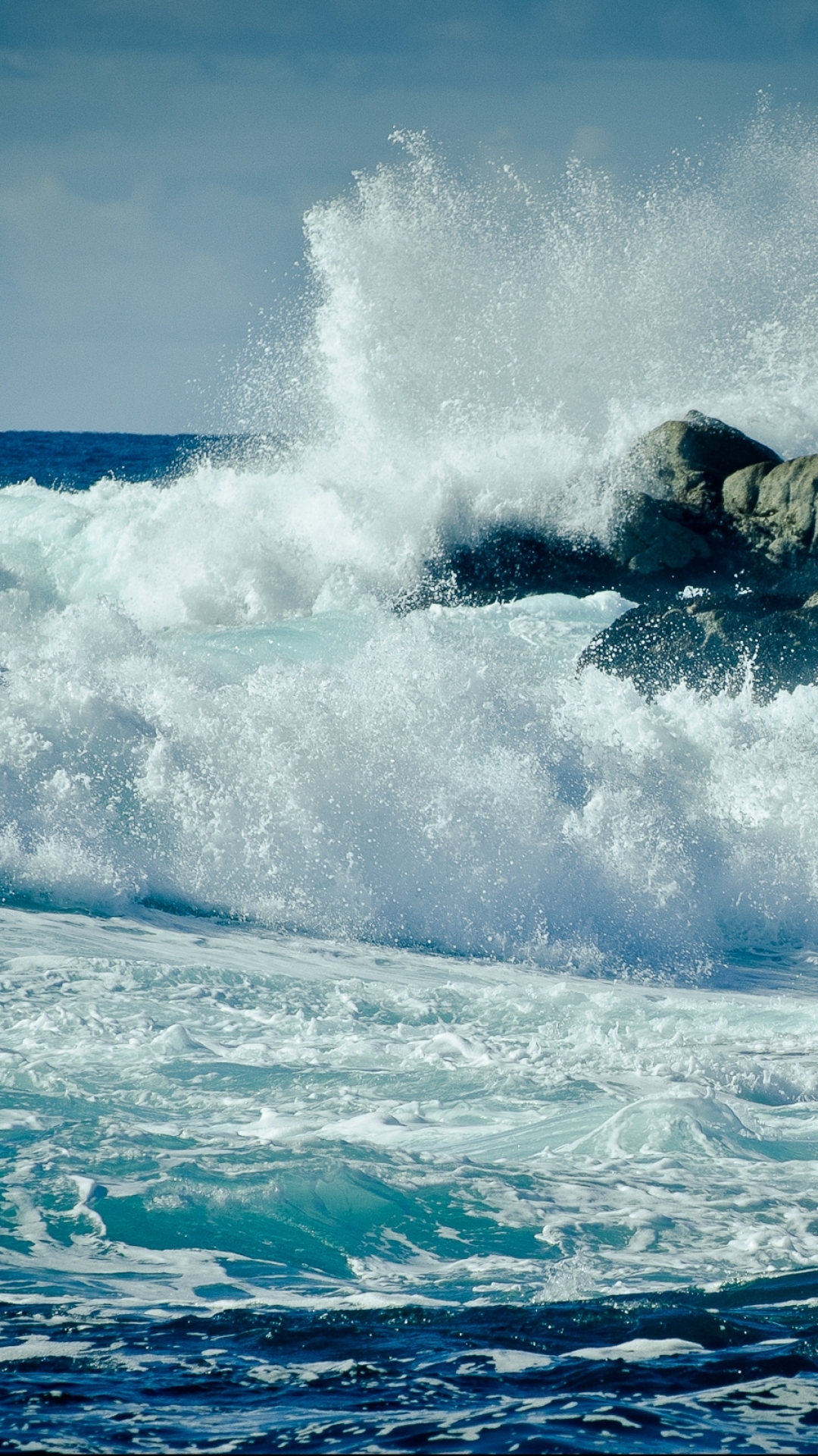 Download mobile wallpaper Coast, Ocean, Earth, California, Wave for free.