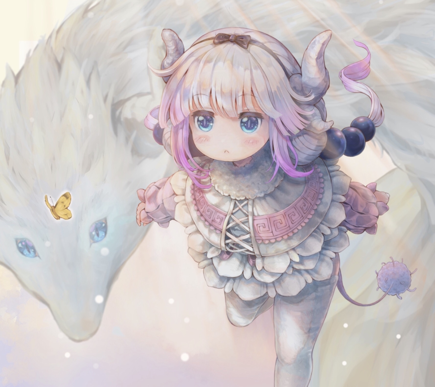 Free download wallpaper Anime, Miss Kobayashi's Dragon Maid, Kanna Kamui on your PC desktop