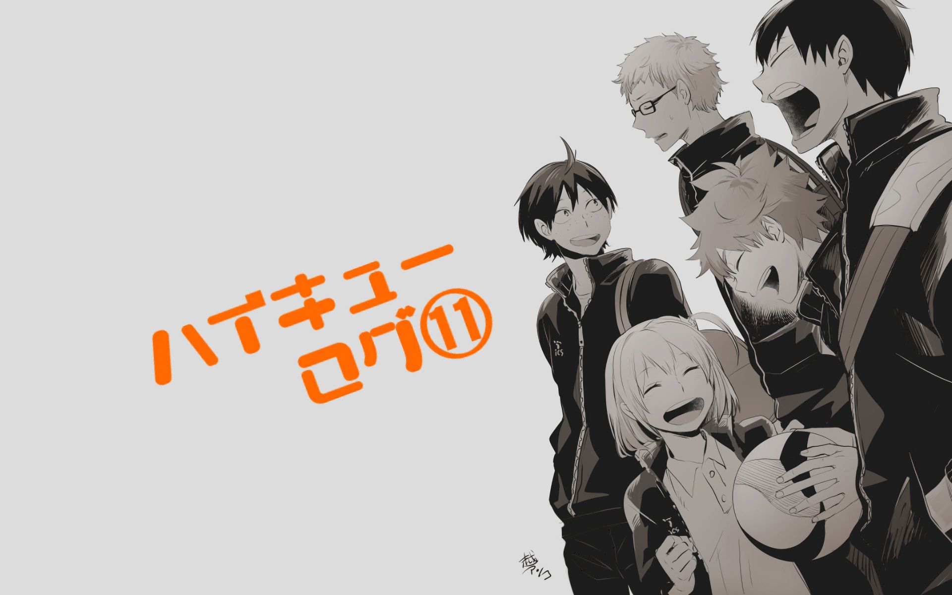 Descarga gratuita de fondo de pantalla para móvil de Animado, Haikyu!!, Tobio Kageyama, Shōyō Hinata, Hitoka Yachi, Tadashi Yamaguchi, Kei Tsukishima.