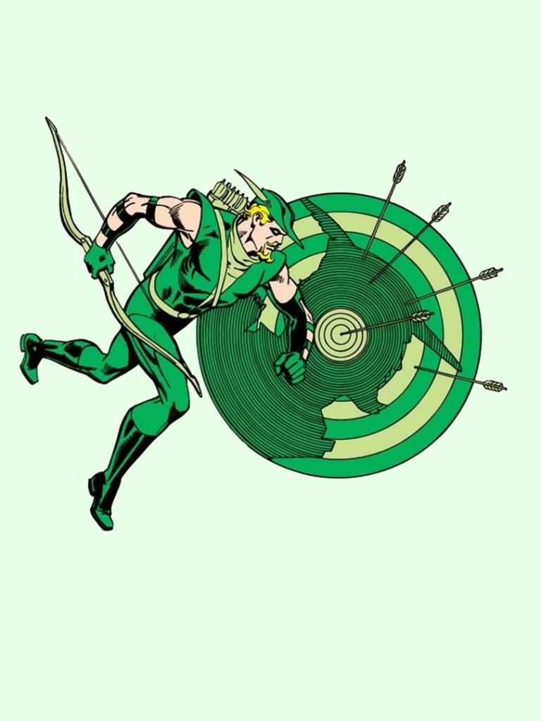 Download mobile wallpaper Logo, Comics, Dc Comics, Green Arrow for free.