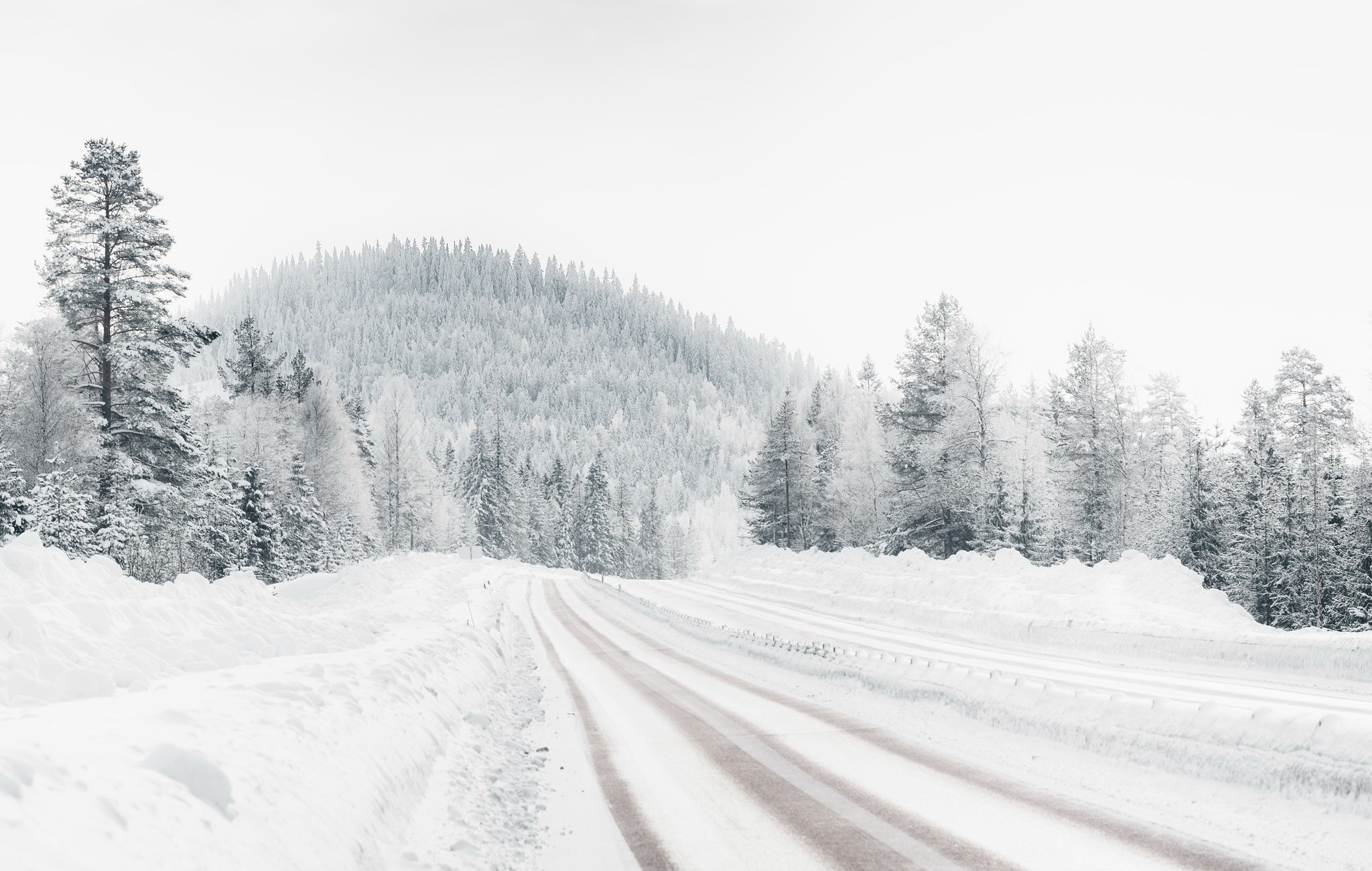 Download mobile wallpaper Winter, Snow, Road, Photography for free.