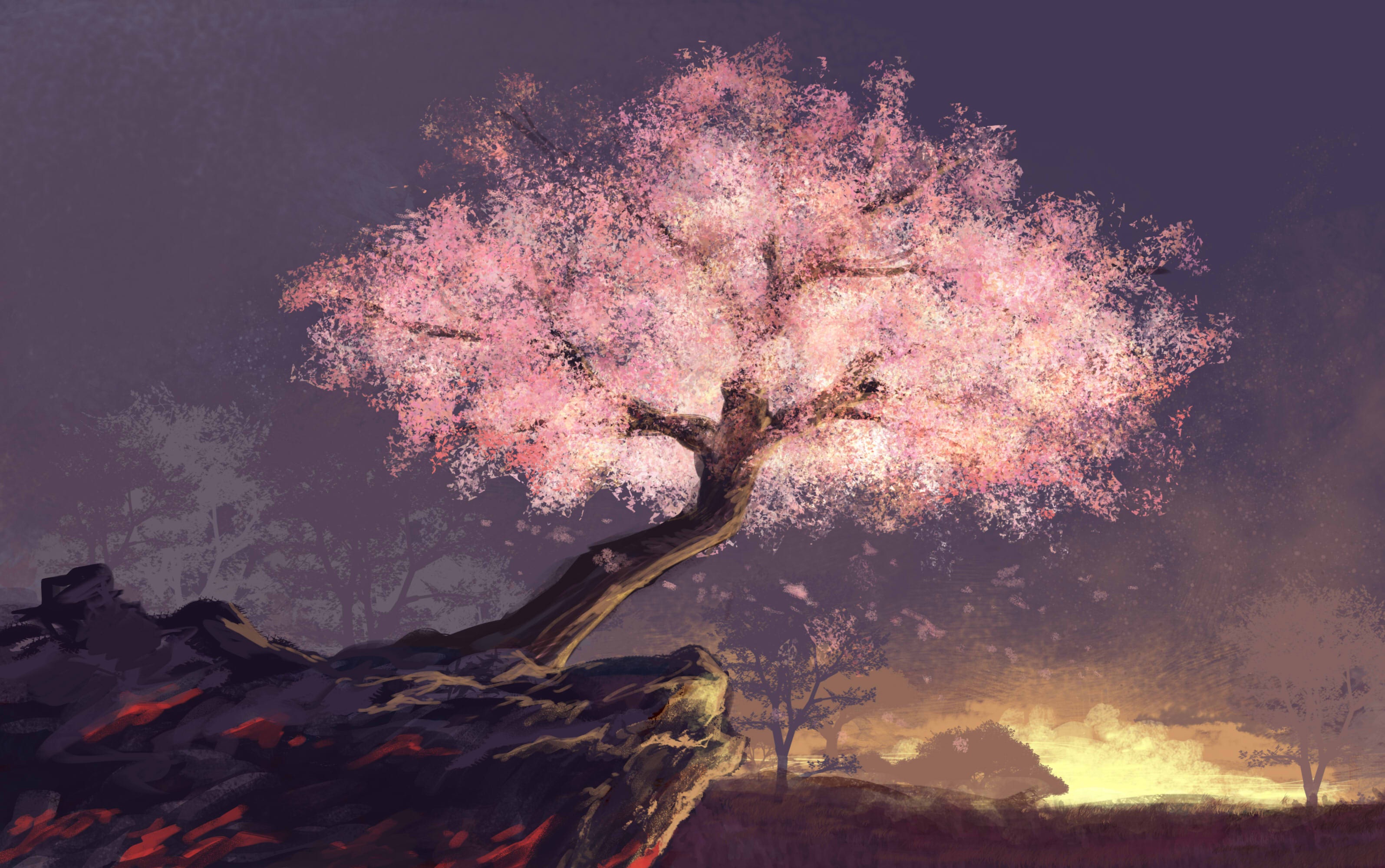 Download mobile wallpaper Anime, Tree for free.