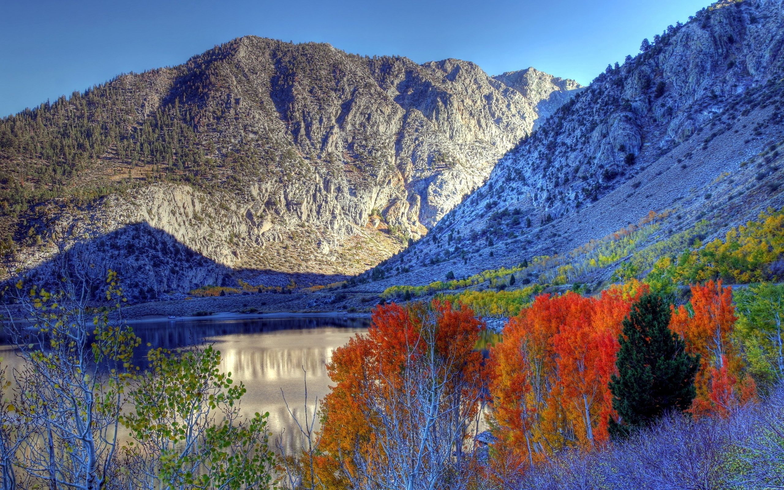 無料モバイル壁紙自然, 山脈, 秋をダウンロードします。