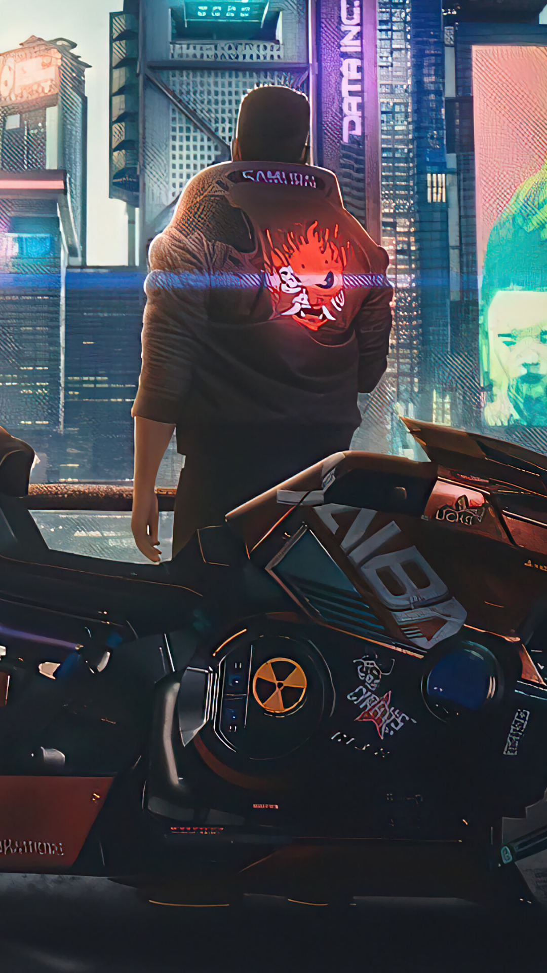 Download mobile wallpaper Motorcycle, Video Game, Cyberpunk 2077 for free.