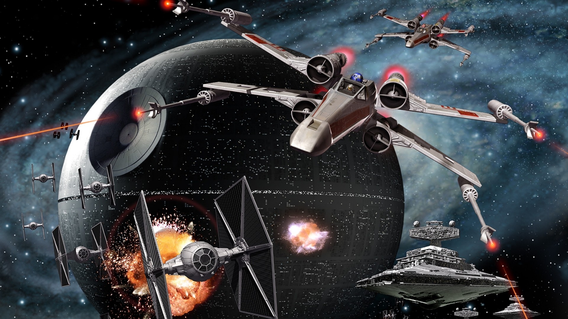 Download mobile wallpaper Star Wars, Video Game, Death Star, Tie Fighter, Star Wars: Empire At War for free.
