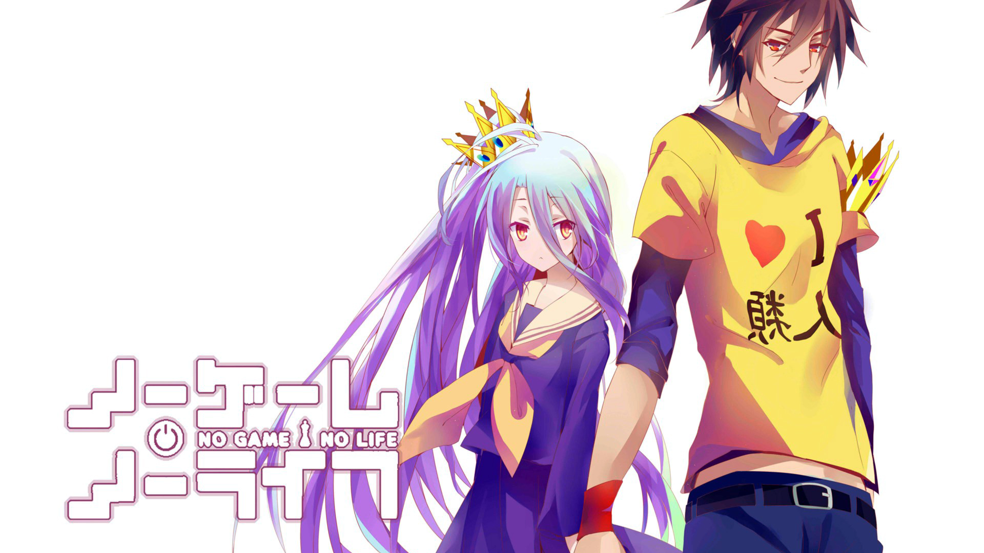 Free download wallpaper Anime, Shiro (No Game No Life), Sora (No Game No Life), No Game No Life on your PC desktop