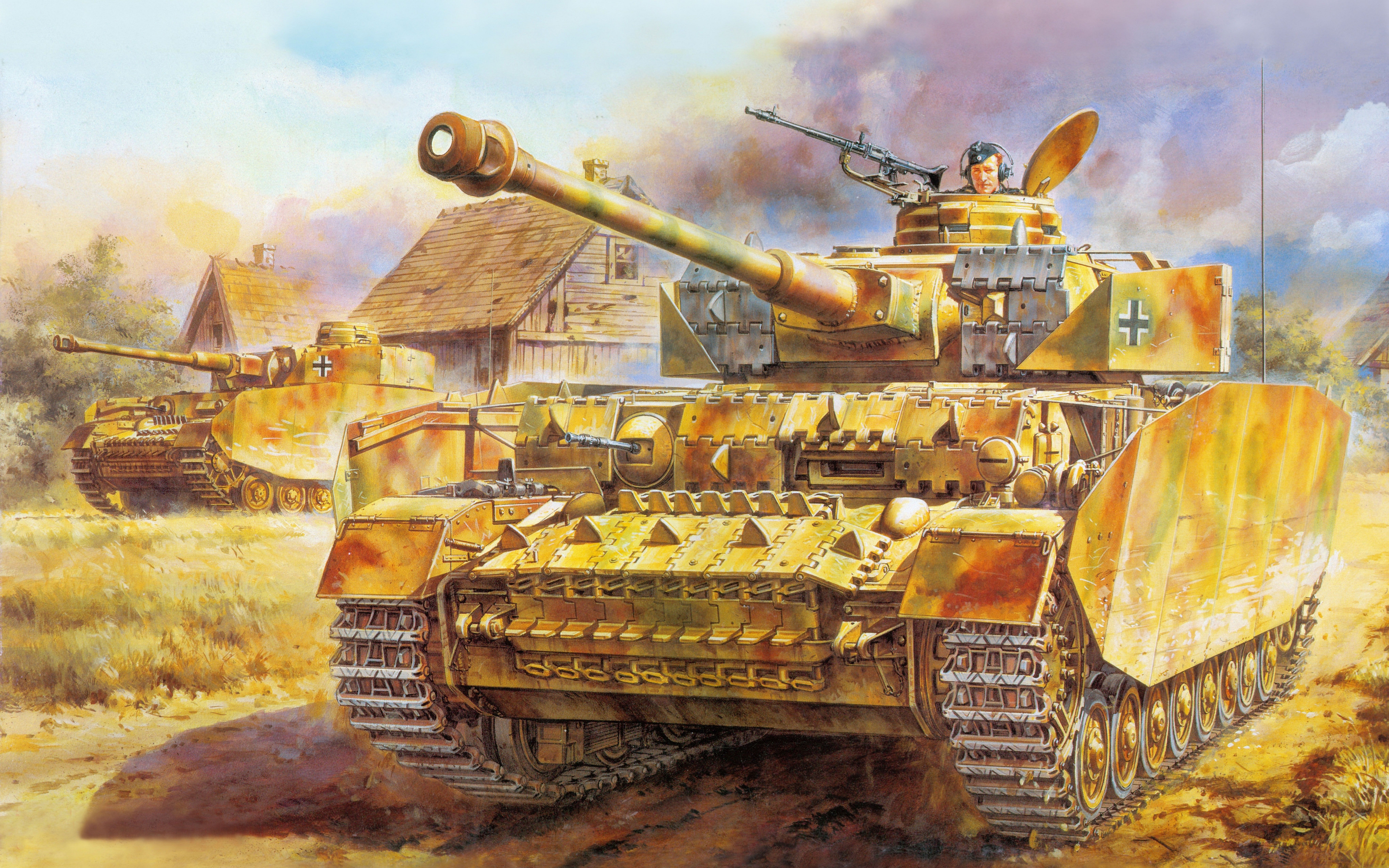 military, panzer iv, tanks