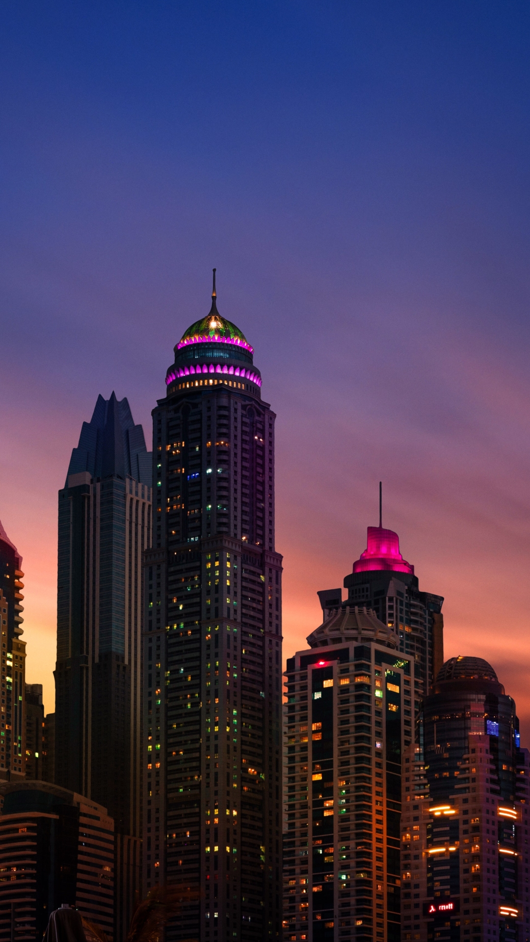 Download mobile wallpaper Cities, City, Skyscraper, Building, Dubai, United Arab Emirates, Man Made for free.