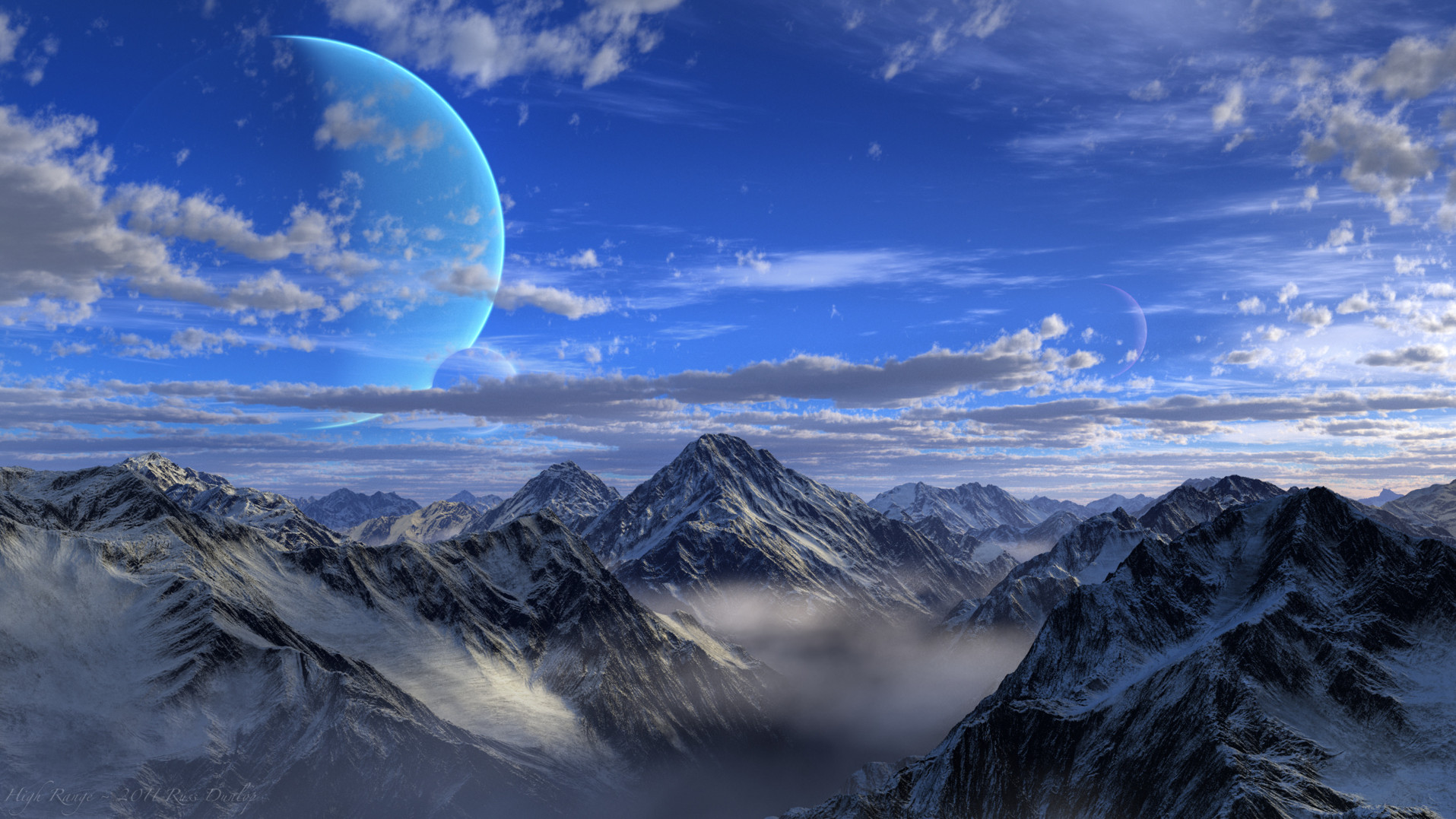 Handy-Wallpaper Landschaft, Science Fiction kostenlos herunterladen.