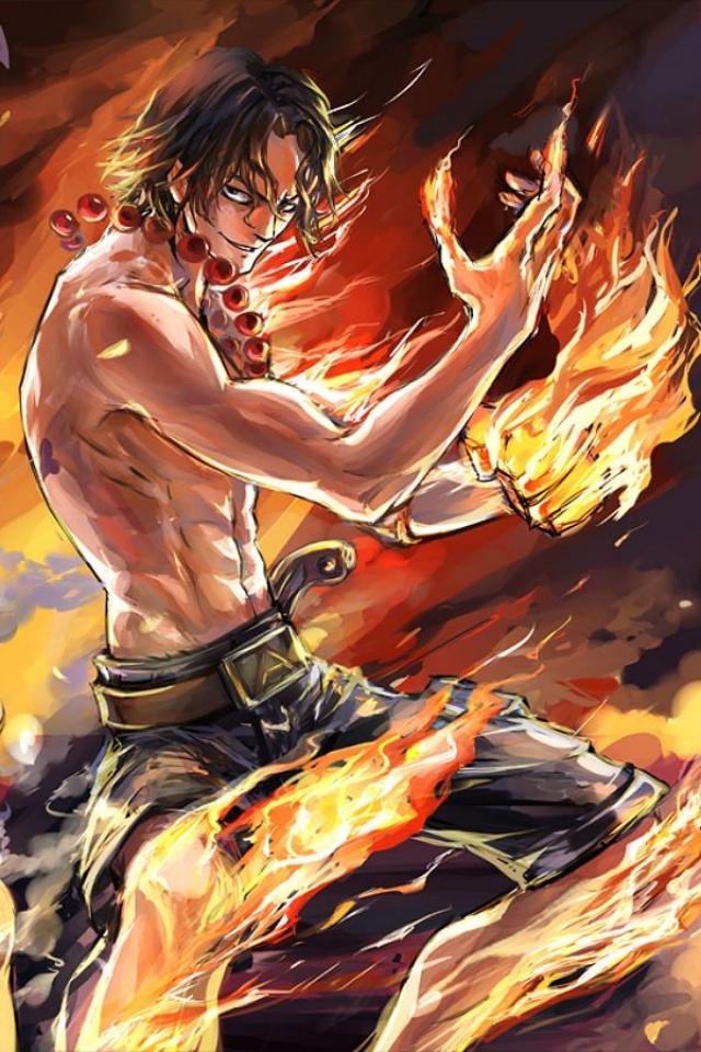 Handy-Wallpaper Flamme, Animes, Portgas D Ace, One Piece, Affe D Luffy, Sabo (Einteiler) kostenlos herunterladen.