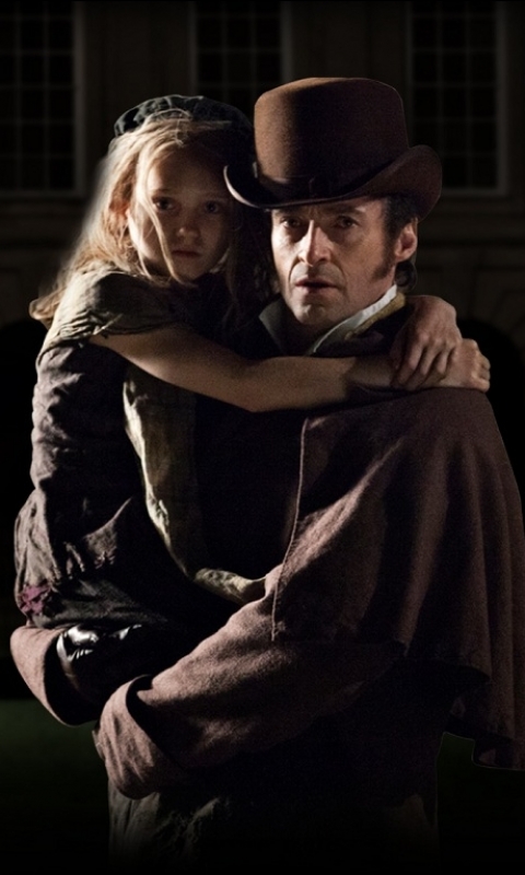 Download mobile wallpaper Hugh Jackman, Movie, Les Miserables, Les Misérables (2012), Isabelle Allen for free.