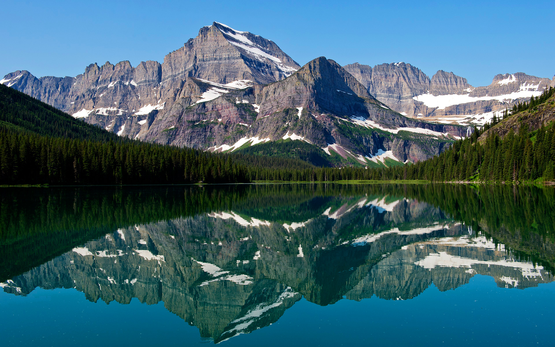 Baixar papel de parede para celular de Montanha, Lago, Terra/natureza, Reflecção gratuito.