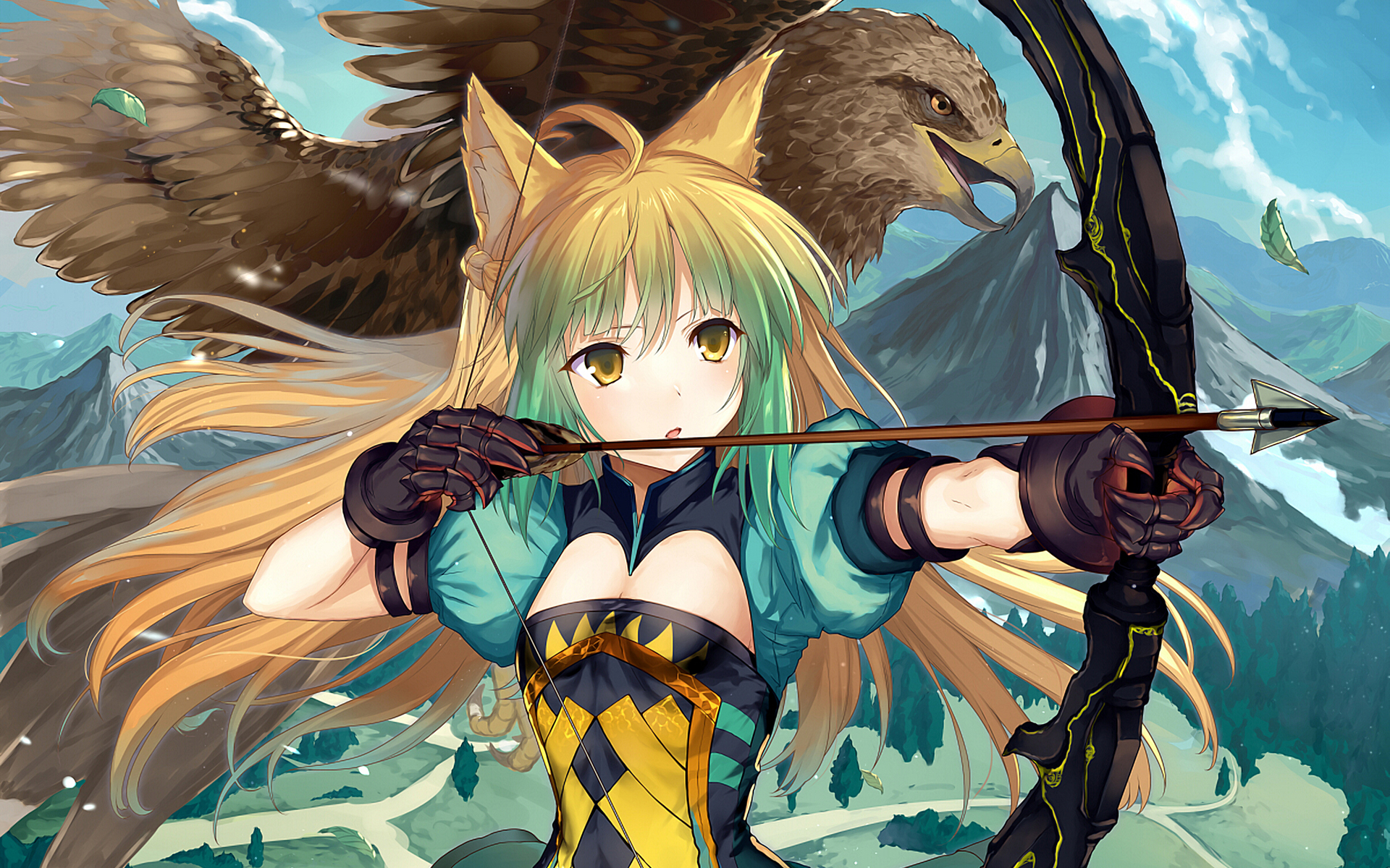 anime, fate/apocrypha, archer of red (fate/apocrypha), atalanta (fate/apocrypha), fate series