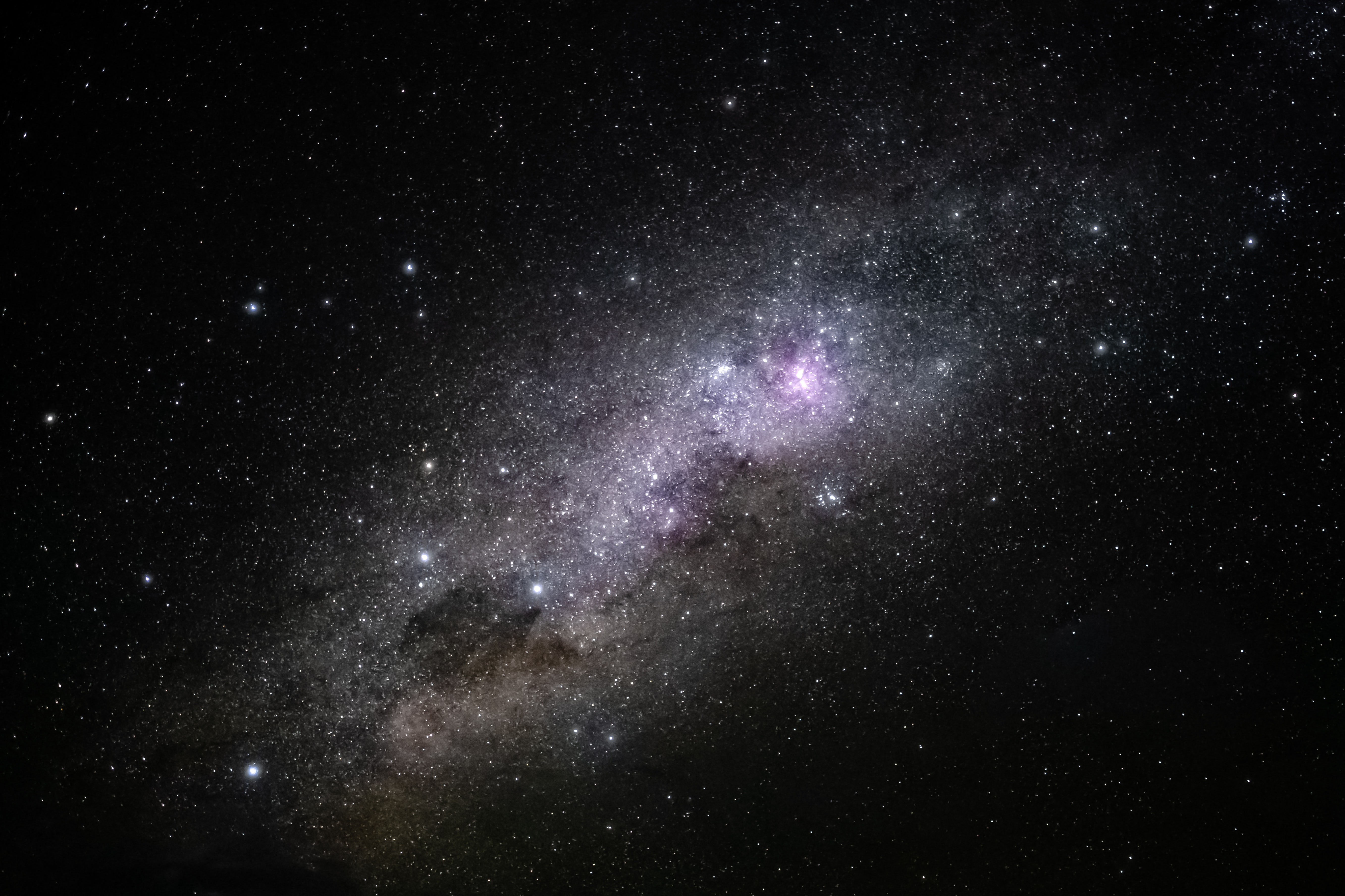 Download mobile wallpaper Stars, Glare, Nebula, Galaxy, Universe for free.